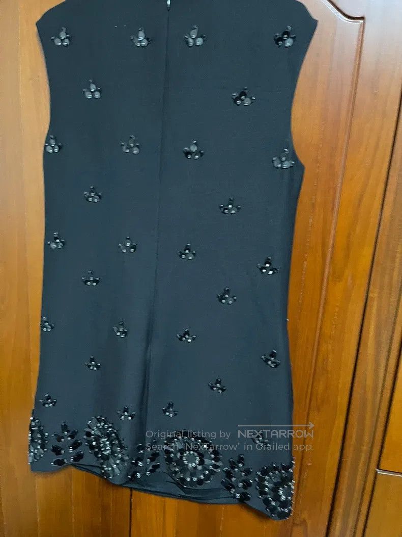 Valentino Valentino Heavy sequin virgin wool silk dress Size L / US 10 / IT 46 - 3 Thumbnail