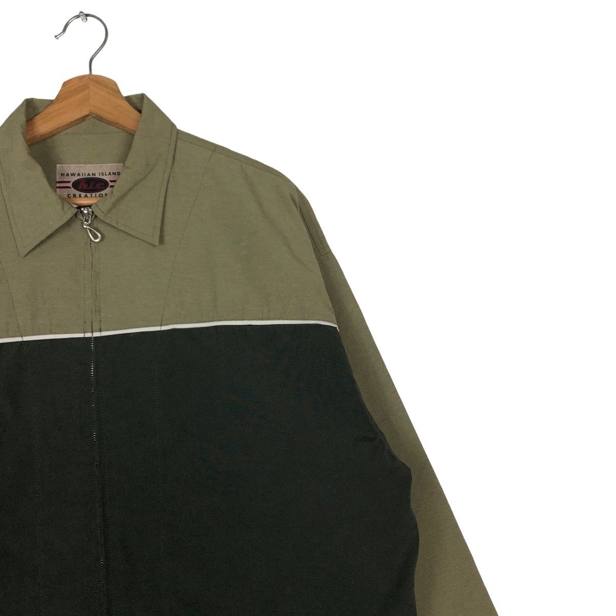 Japanese Brand 🔥Vintage Oversized Skate Jacket Zipper Hawaiian Island Size US M / EU 48-50 / 2 - 6 Thumbnail