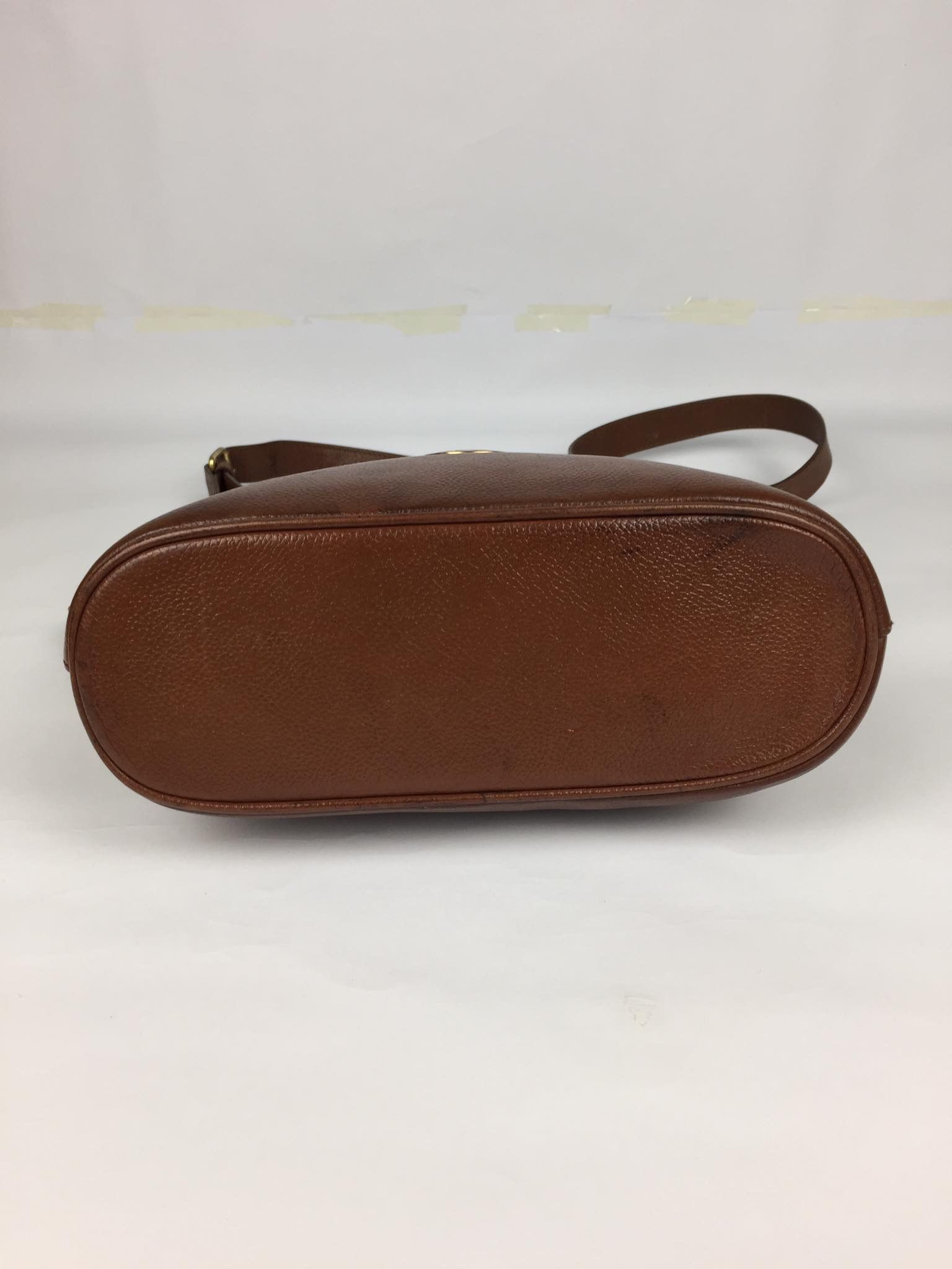 Burberry Aunthentic Vintage Burberrys Brown Leather Crossbody Bag Size ONE SIZE - 7 Thumbnail