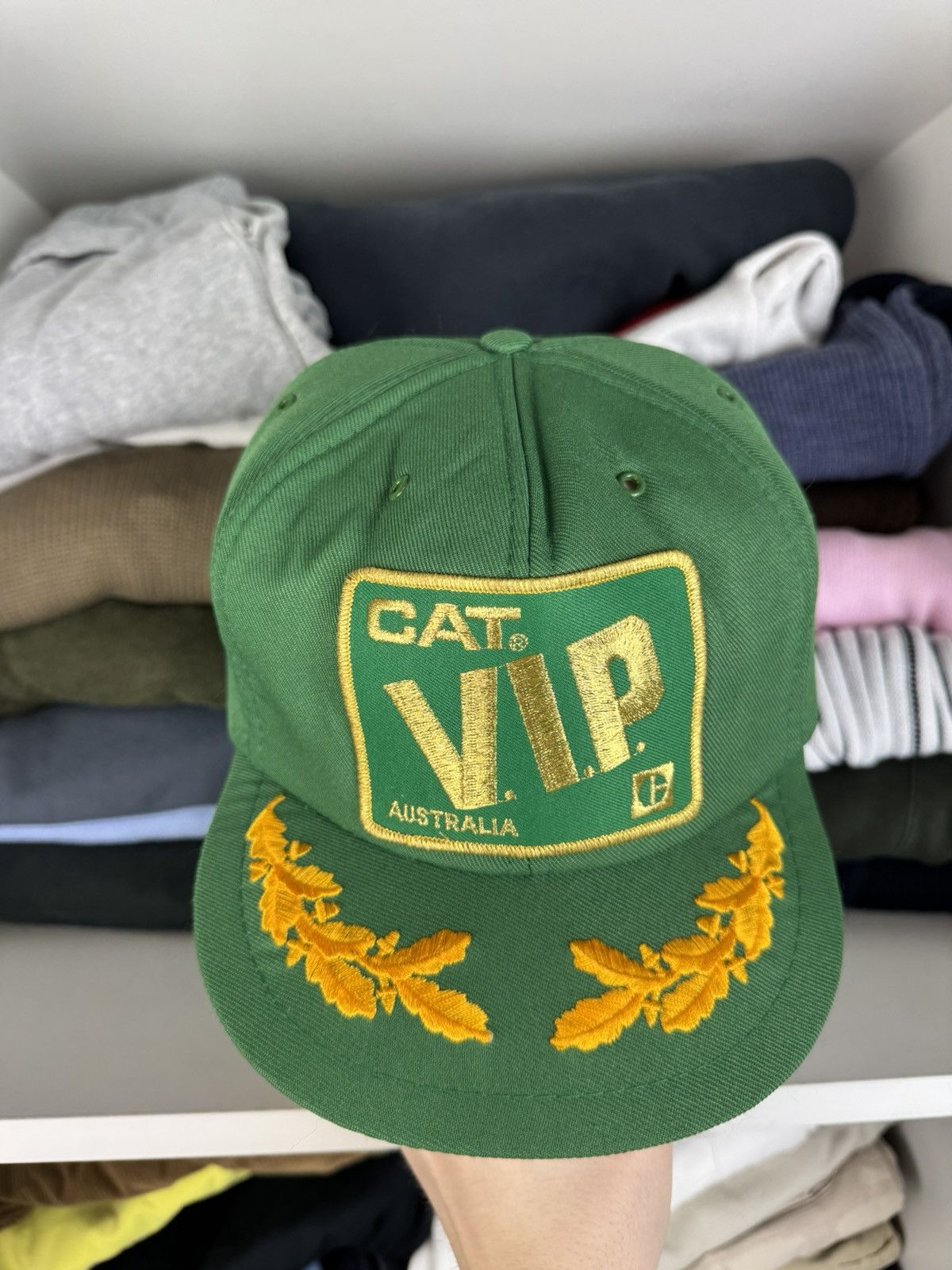 Caterpillar Vtg CAT Caterpillar VIP Australia Stateside Trucker Hat Cap Size ONE SIZE - 2 Thumbnail