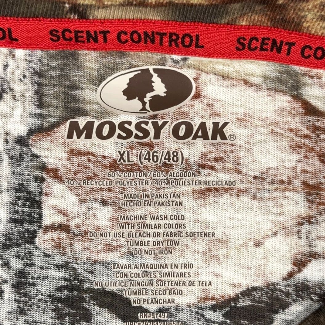 Vintage Mossy Oak Shirt Adult XL Brown Camouflage Scent Control Outdoor Long Sleeve Camouflage T-Shirt Mens Size US XL / EU 56 / 4 - 4 Thumbnail