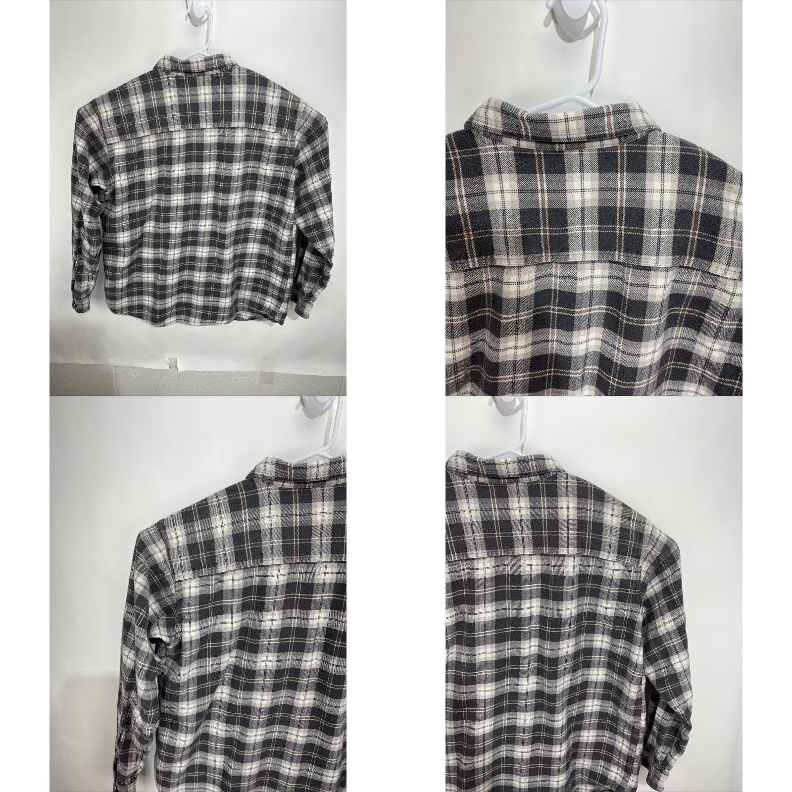 Vintage Columbia Shirt Mens XL Gray Plaid Button-Down Long Sleeve Pocket Button-Up All Seasons Modern Outdoor Casual Workwear Size US XL / EU 56 / 4 - 8 Thumbnail