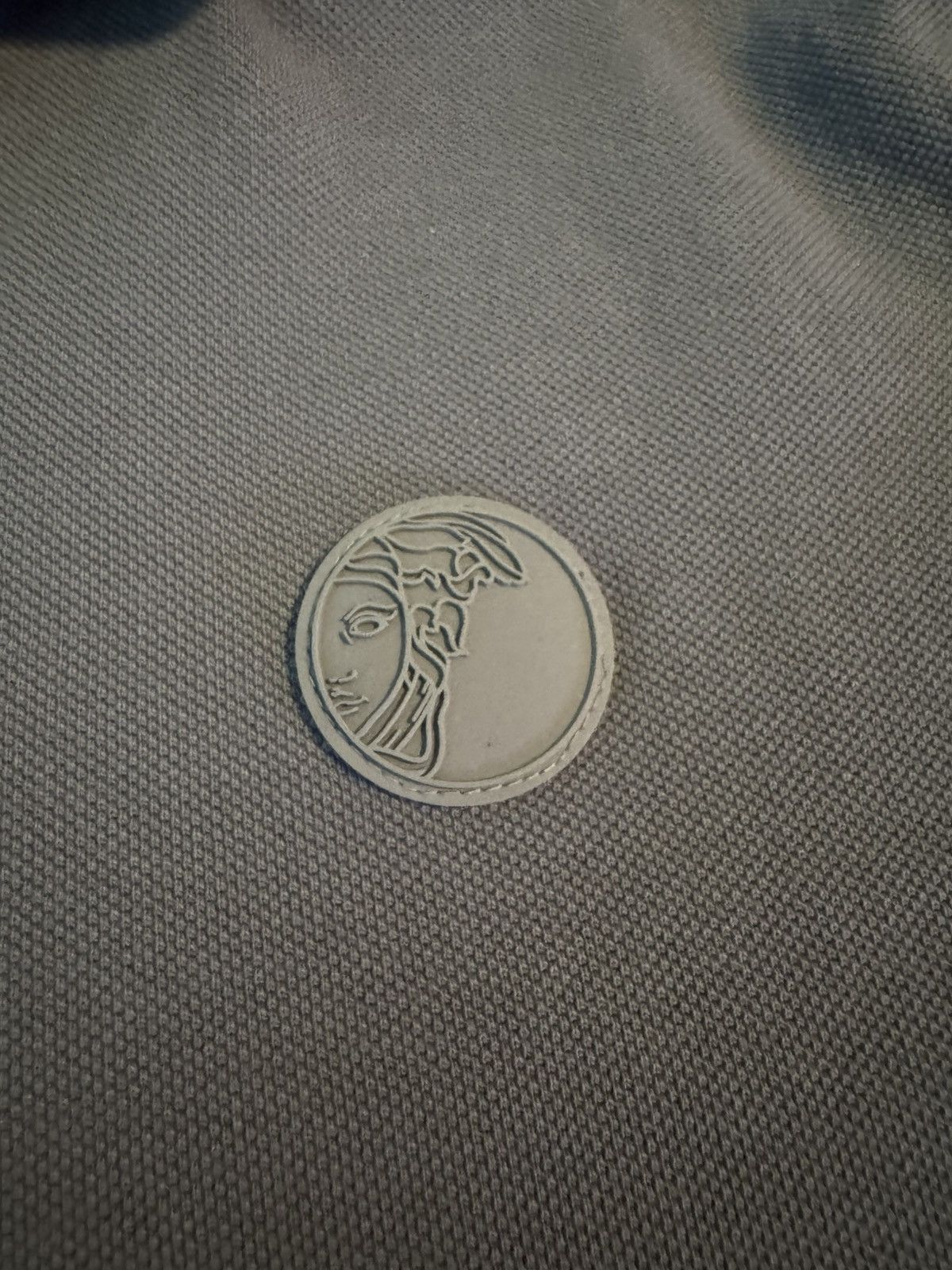 Versace Grey Versace Collection Medusa Head Polo Size US M / EU 48-50 / 2 - 2 Thumbnail