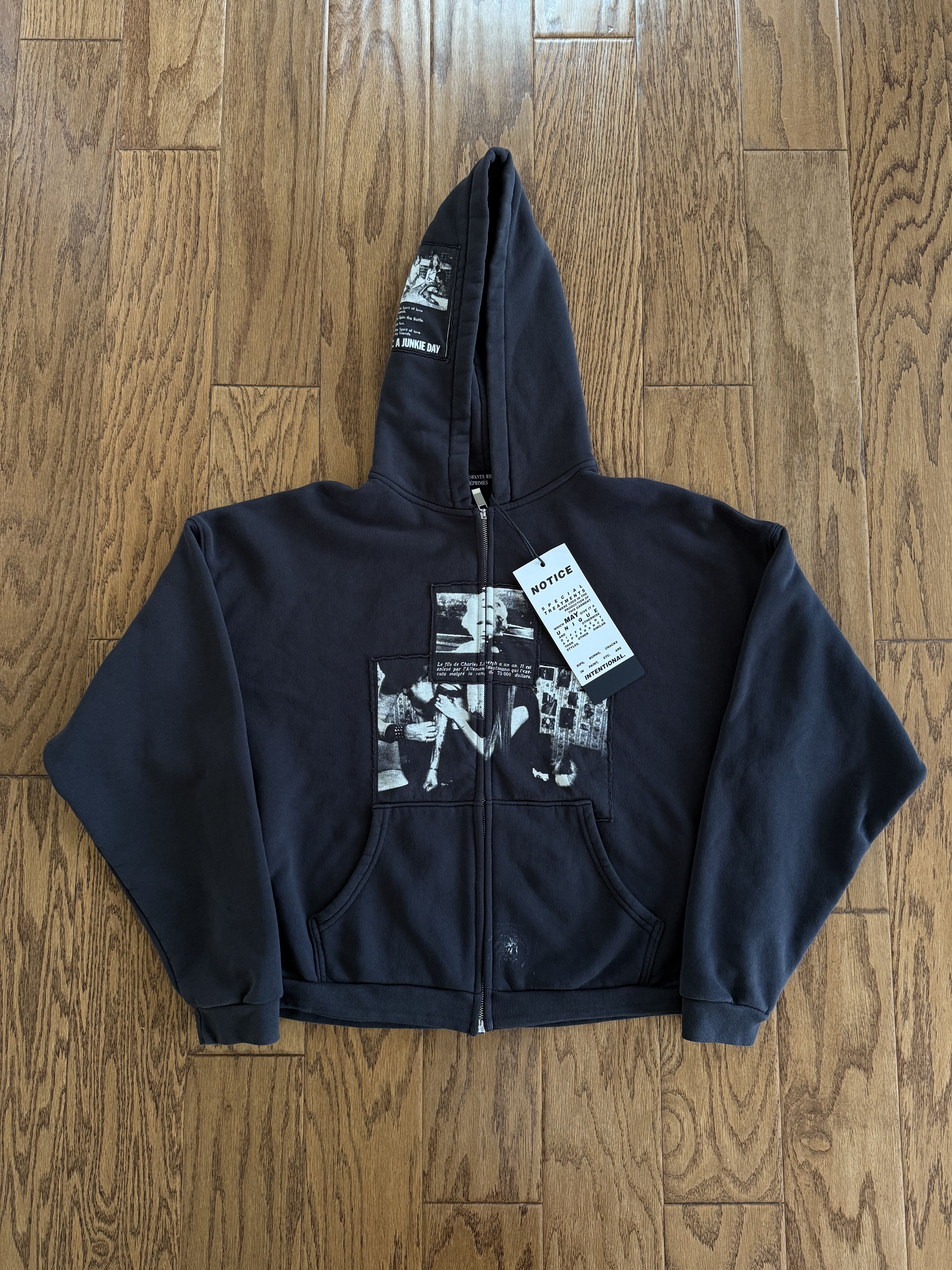 Enfants Riches Deprimes × Maxfield Los Angeles ERD x Maxfield Assemblage 4.5 Year War Zip Up Hoodie Size US M / EU 48-50 / 2 - 1 Thumbnail