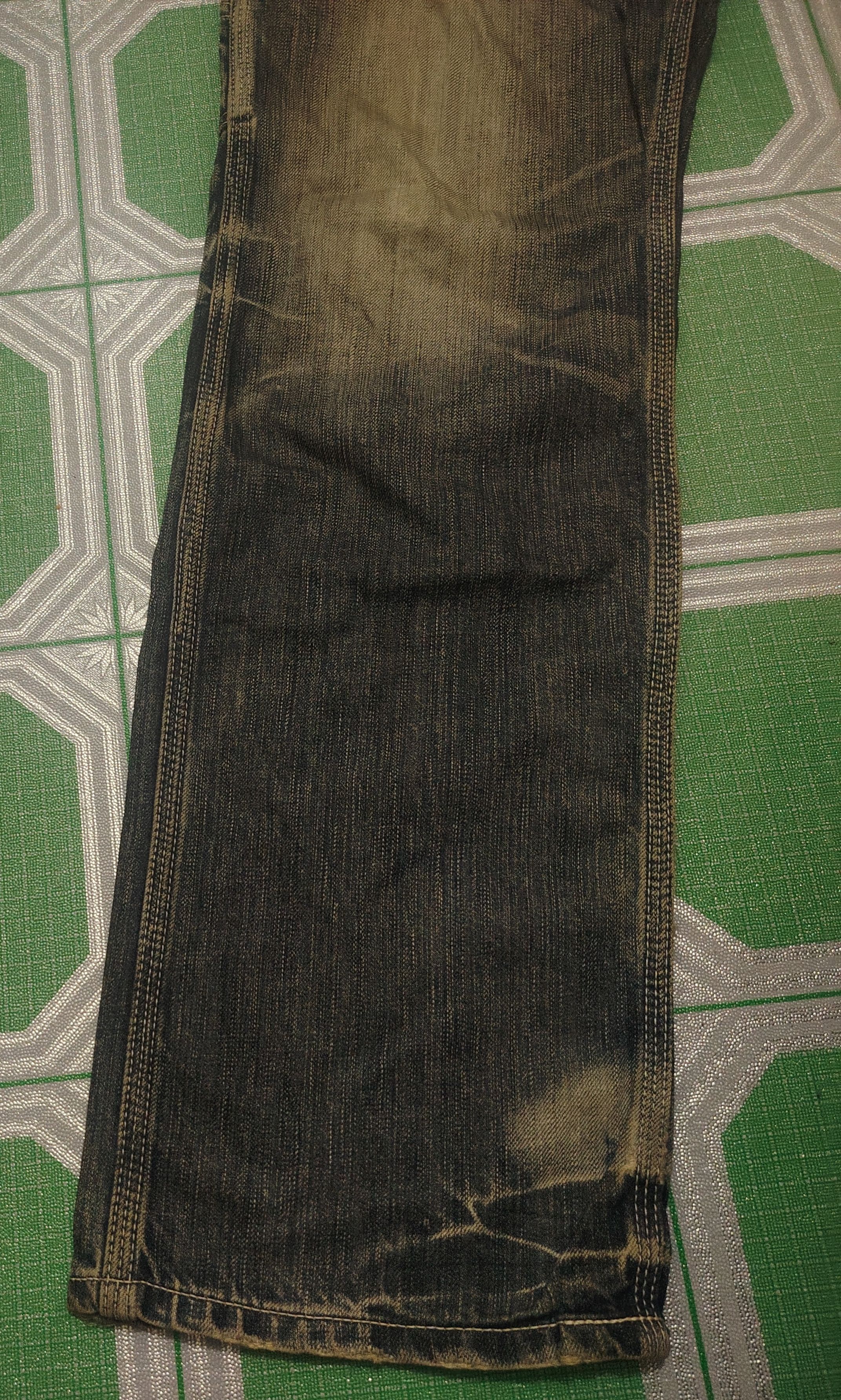 Edwin Japan Edwin Blue Trip Distressed Thrashed Jeans Buckle Back Size US 30 / EU 46 - 13 Thumbnail