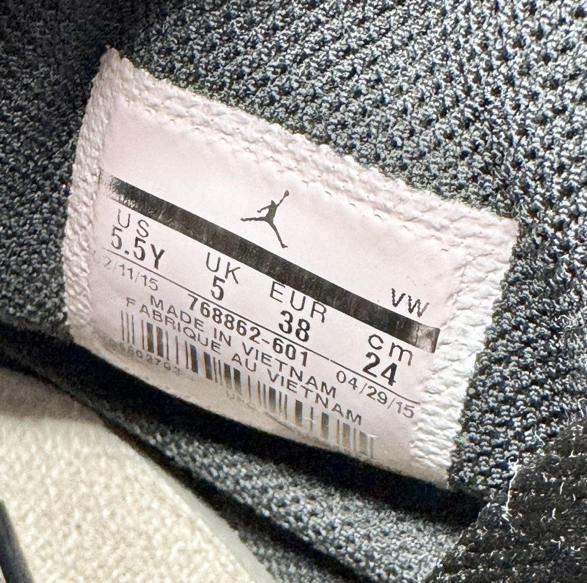 Jordan Brand × Nike Nike Air Jordan 1 1.5 Retro High Chicago GS size 5.5Y Size US 5.5 / EU 38 - 10 Thumbnail