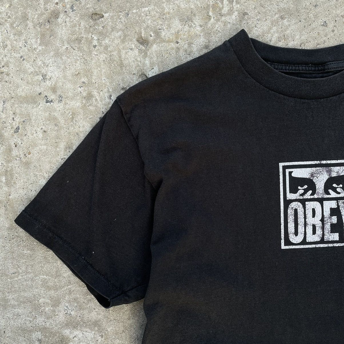 Obey × Vintage Vintage T-shirts Obey Big Logo Skate Wear Y2K 00s Size US M / EU 48-50 / 2 - 5 Thumbnail