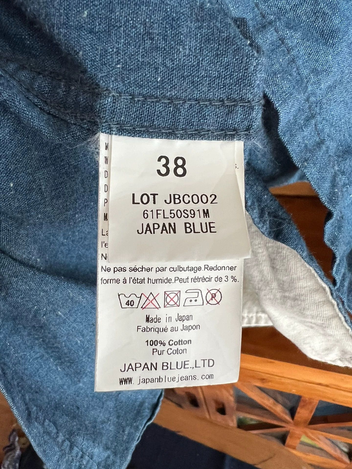 Japan Blue Japan Blue Jeans Indigo Cotton Windbreaker Nippon Size US XS / EU 42 / 0 - 9 Thumbnail