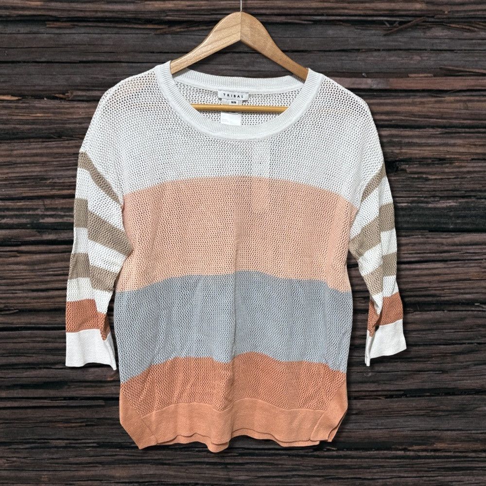 Tribal Streetwear Tribal Net Sweater NWT Size M / US 6-8 / IT 42-44 - 1 Thumbnail