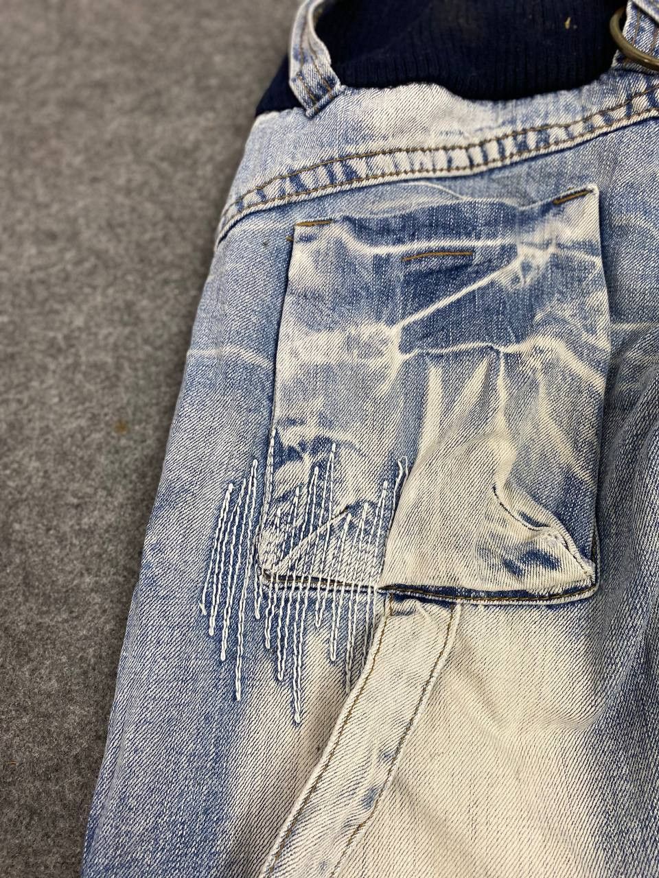 Japanese Brand vintage japanese brands jogger carpenter distressed denim Size 32" / US 10 / IT 46 - 5 Thumbnail
