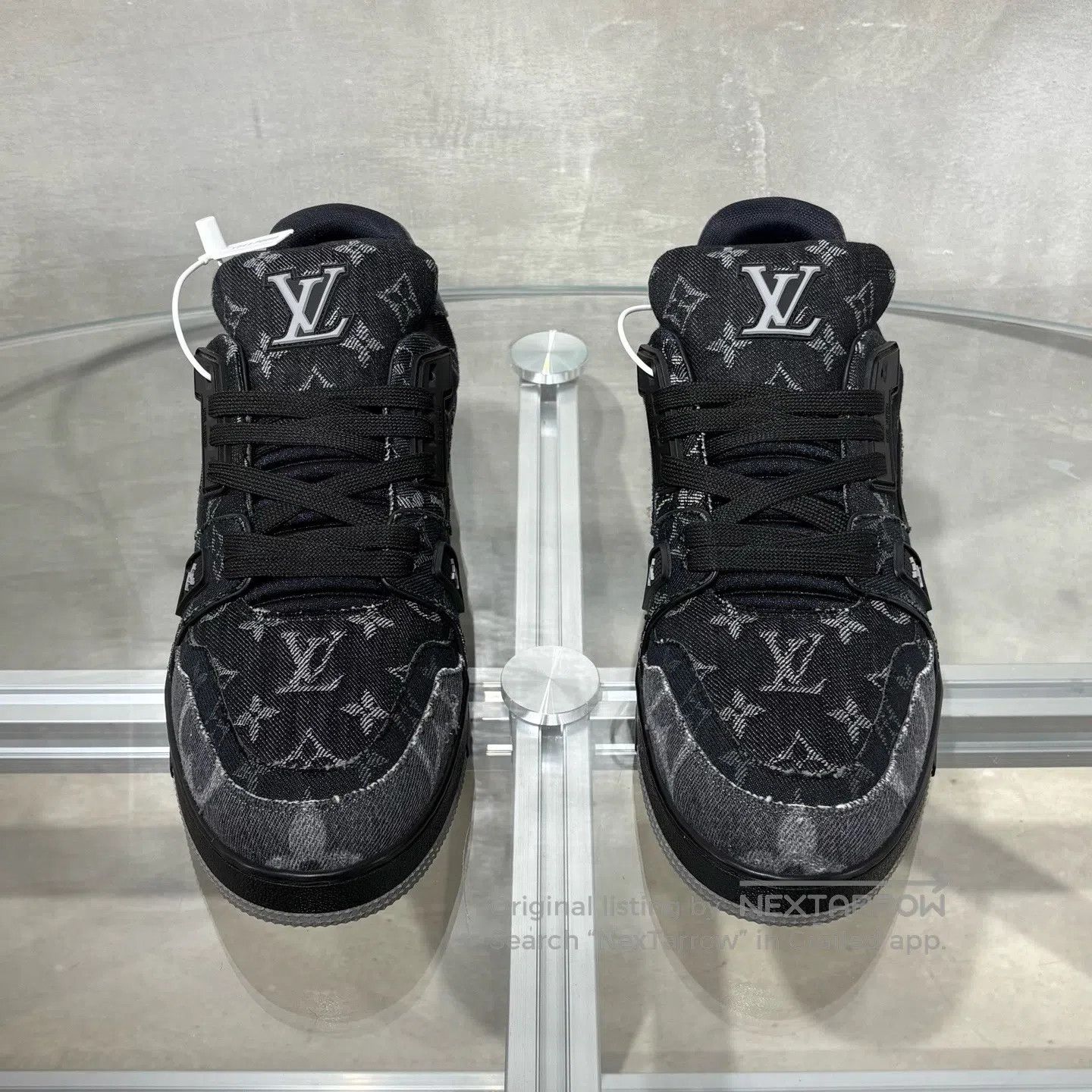 Louis Vuitton Louis Vuitton Trainer Jeansbreaker Black shoes Size US 10.5 / EU 43-44 - 2 Thumbnail