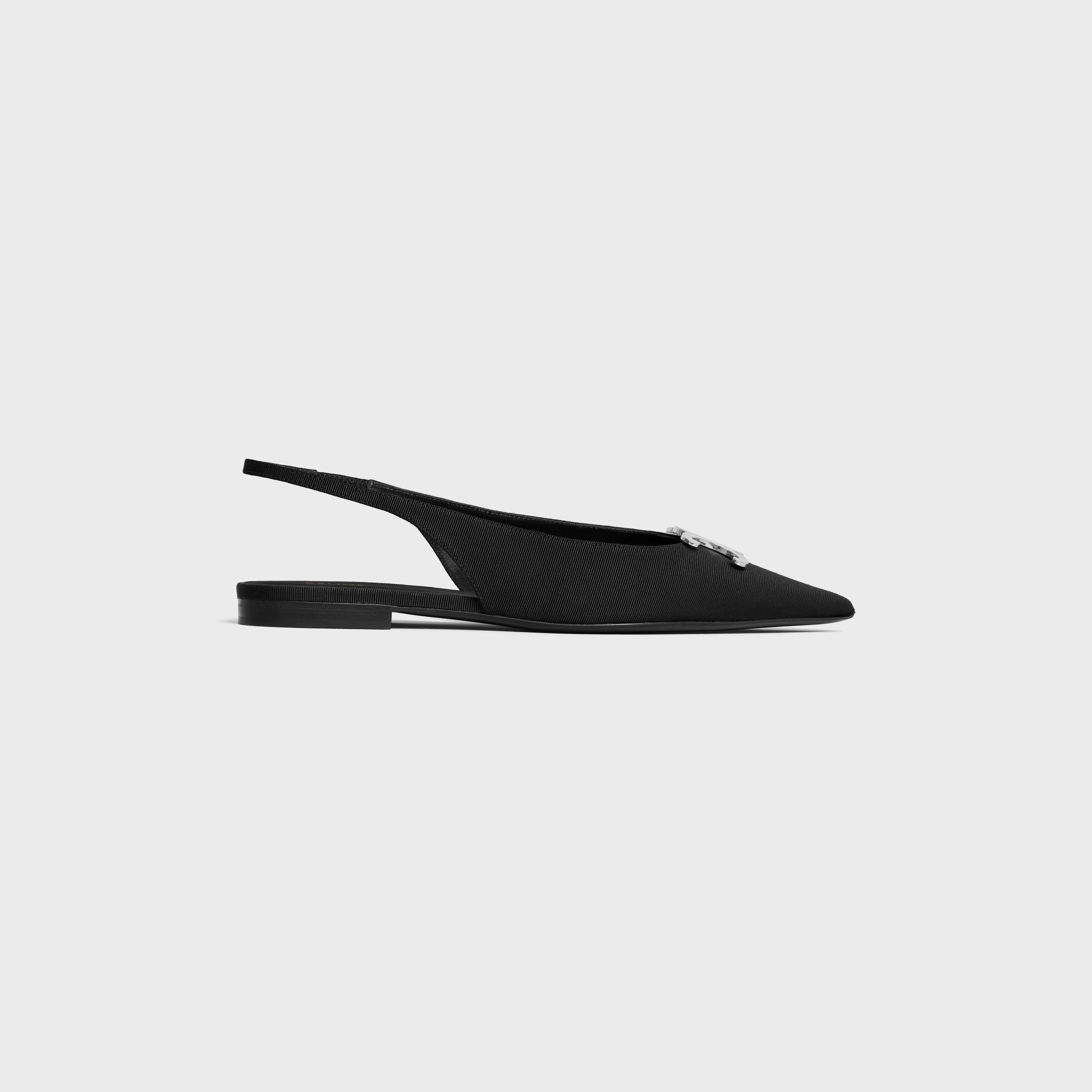 Celine o1bcso1str0925 358012285C Slingback Alma Triomphe Flats Size US 6 / IT 36 - 1 Thumbnail