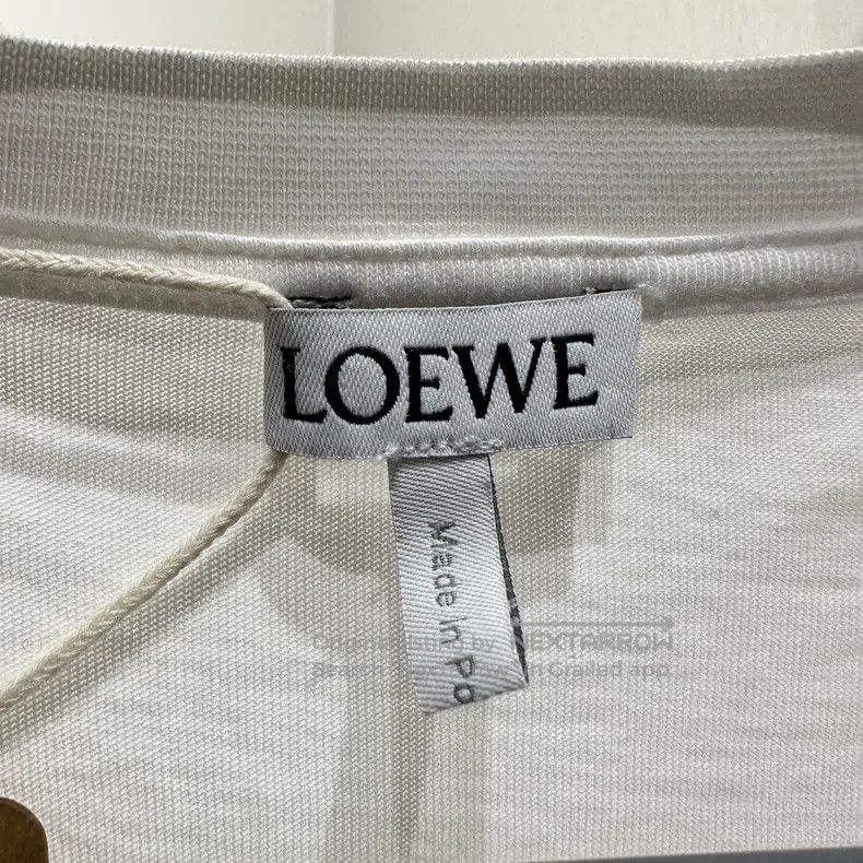 Loewe Loewe Logo Embroidered Short Sleeve T-Shirt Size L / US 10 / IT 46 - 3 Thumbnail