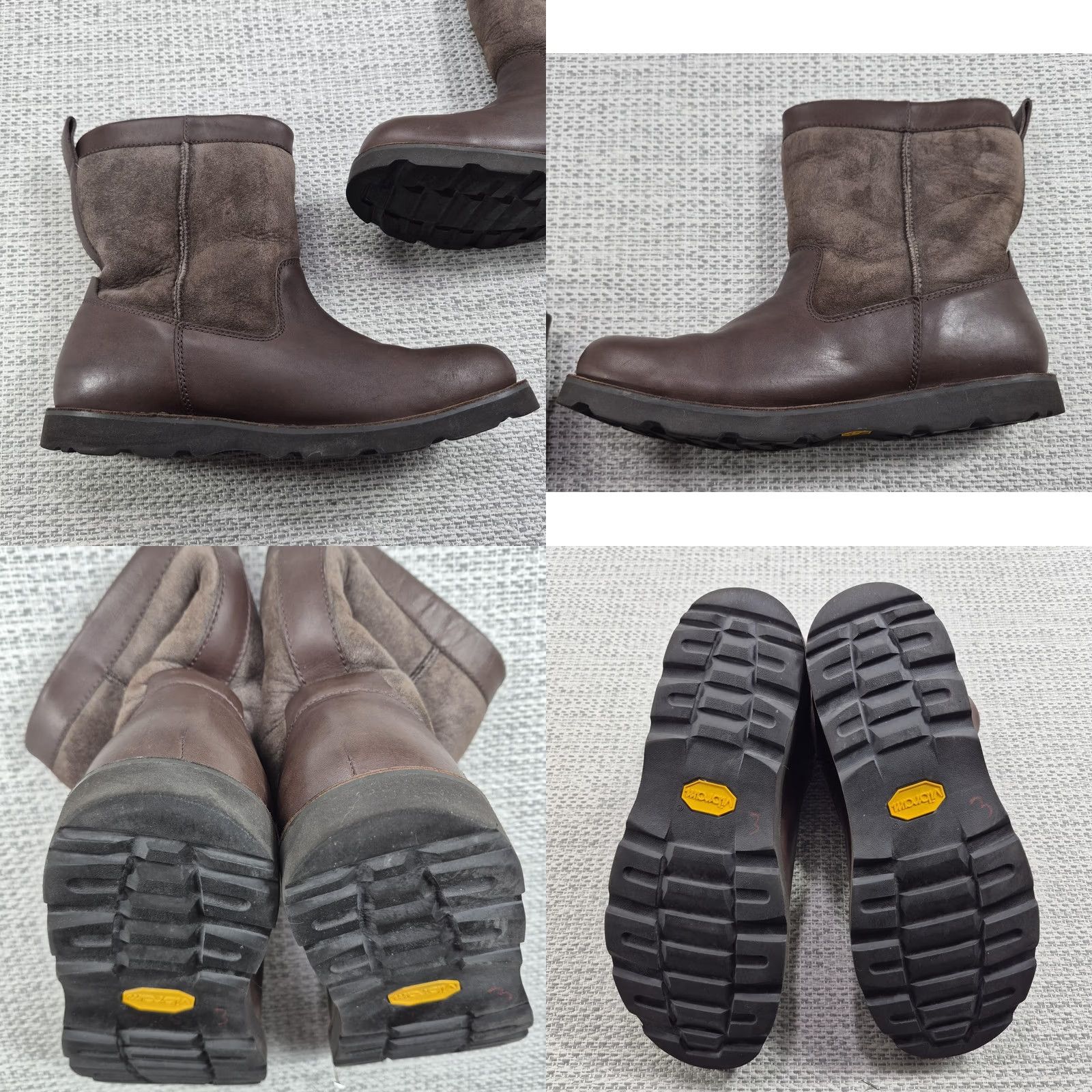 Ugg UGG 5790 Boots Mens Size 12 Brown Leather Shearling Vibram Winter Size US 12 / EU 45 - 8 Thumbnail