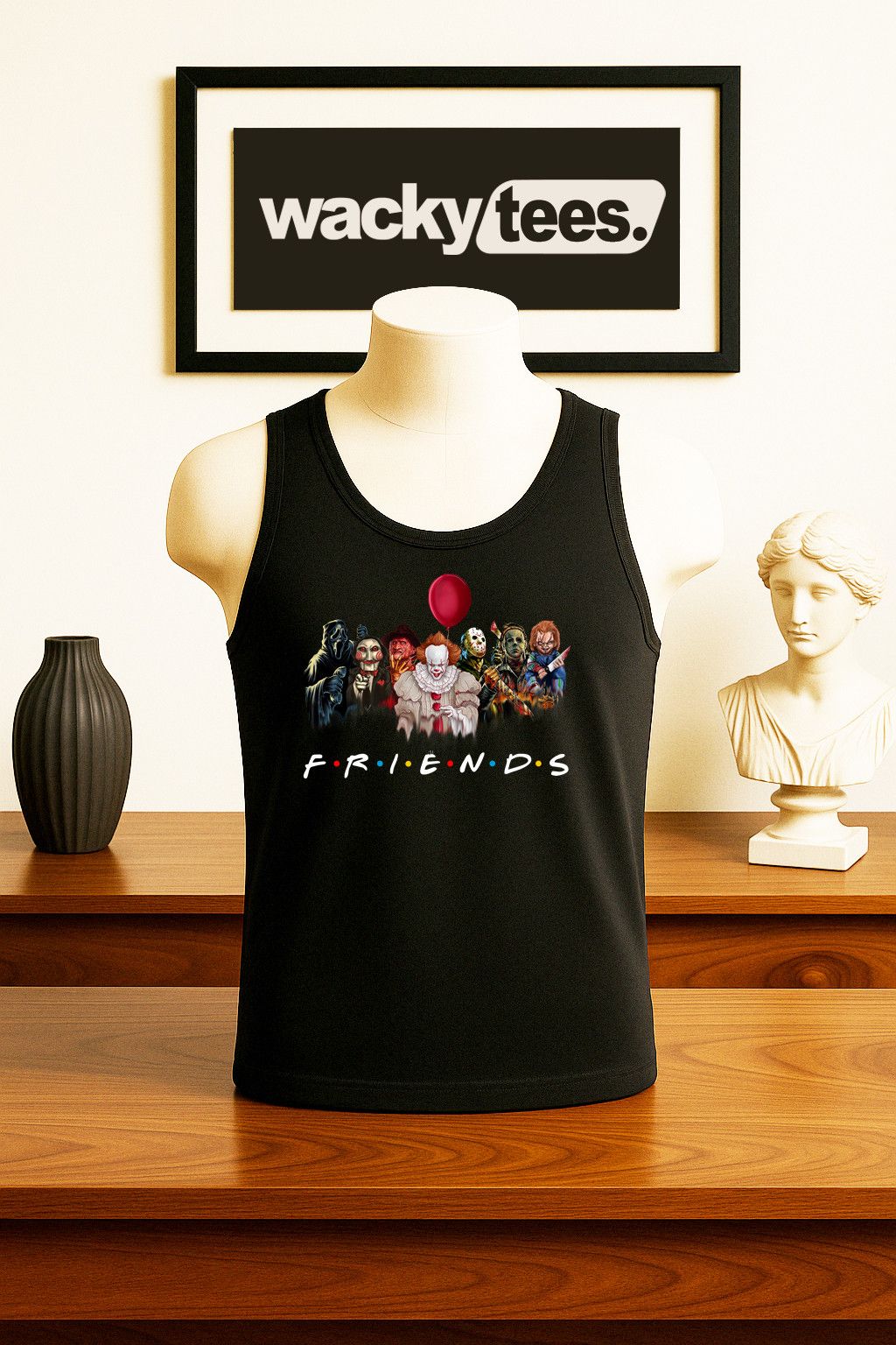 Other Friends Serial Killers Horror Terror 1 Graphic Tee Shirt Size US L / EU 52-54 / 3 - 2 Thumbnail