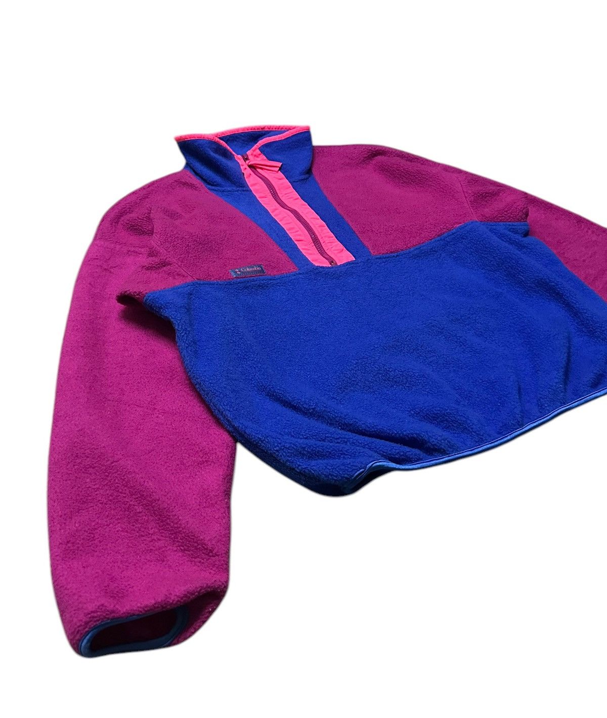 Columbia Columbia half zipper fleece two colour sweatshirt Size US L / EU 52-54 / 3 - 6 Thumbnail