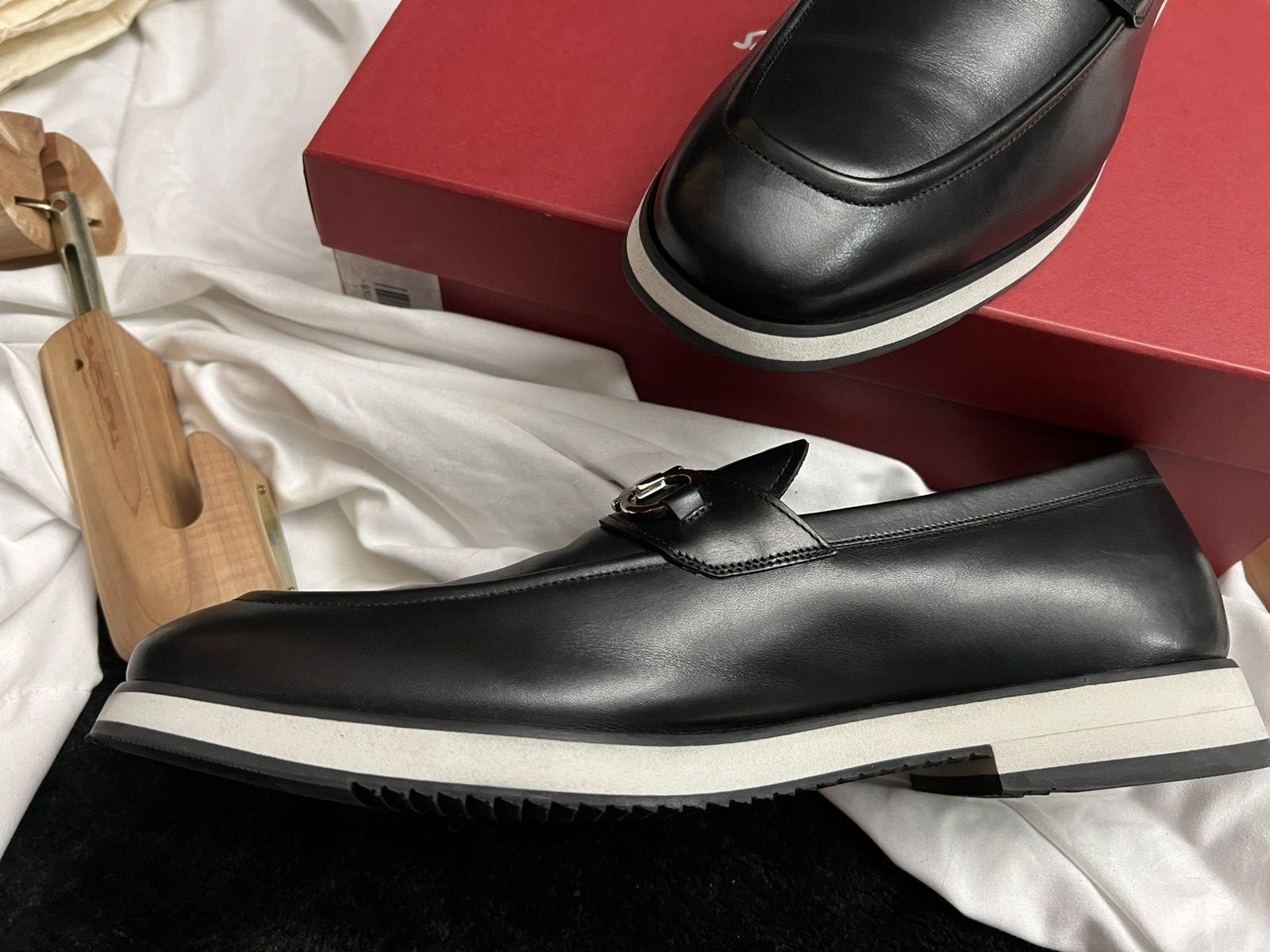 Salvatore Ferragamo NABUCCO NERO CALF Size US 11 / EU 44 - 8 Thumbnail