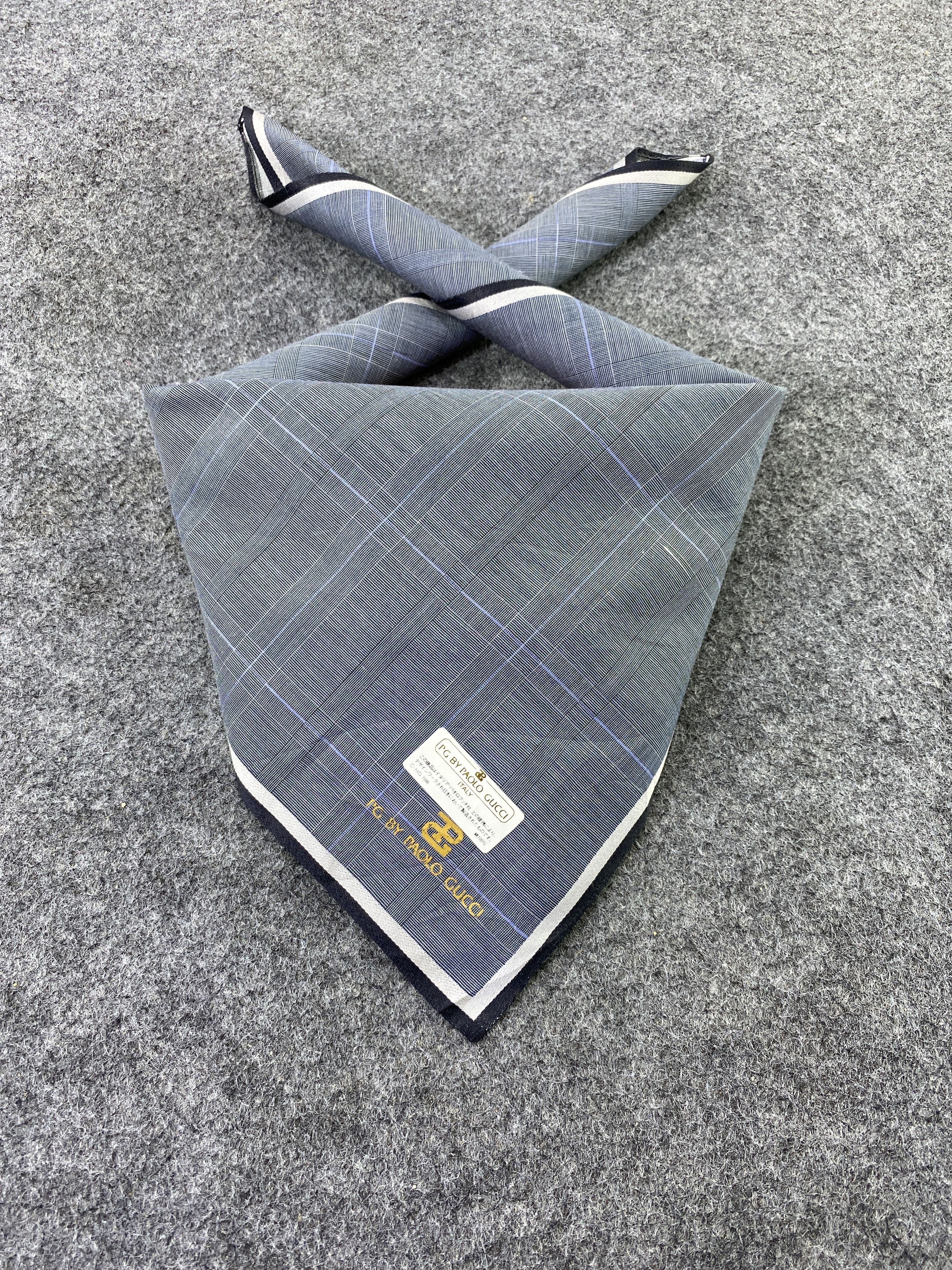 Paolo Gucci × Vintage Paolo Gucci Handkerchief / Bandana / Neckerchief-B214 Size ONE SIZE - 2 Thumbnail