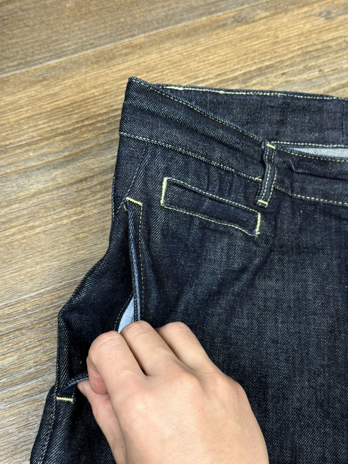 Studio Nicholson Studio Nicholson Bill SNM 102 Selvedge Blue Japanese Pants Size US 33 - 6 Thumbnail