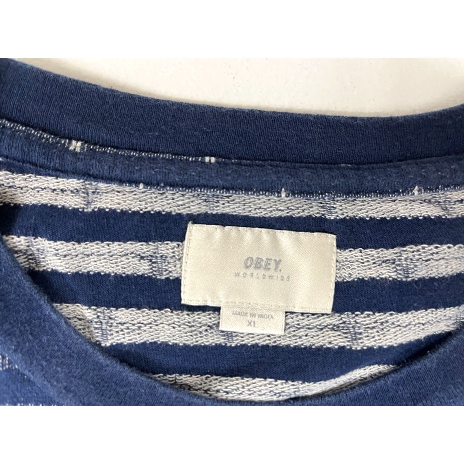 Obey OBEY Worldwide Pocket Tee Knit Men’s XL Blue Crew Neck Short Sleeve T-Shirt Art Designer Size US XL / EU 56 / 4 - 6 Thumbnail
