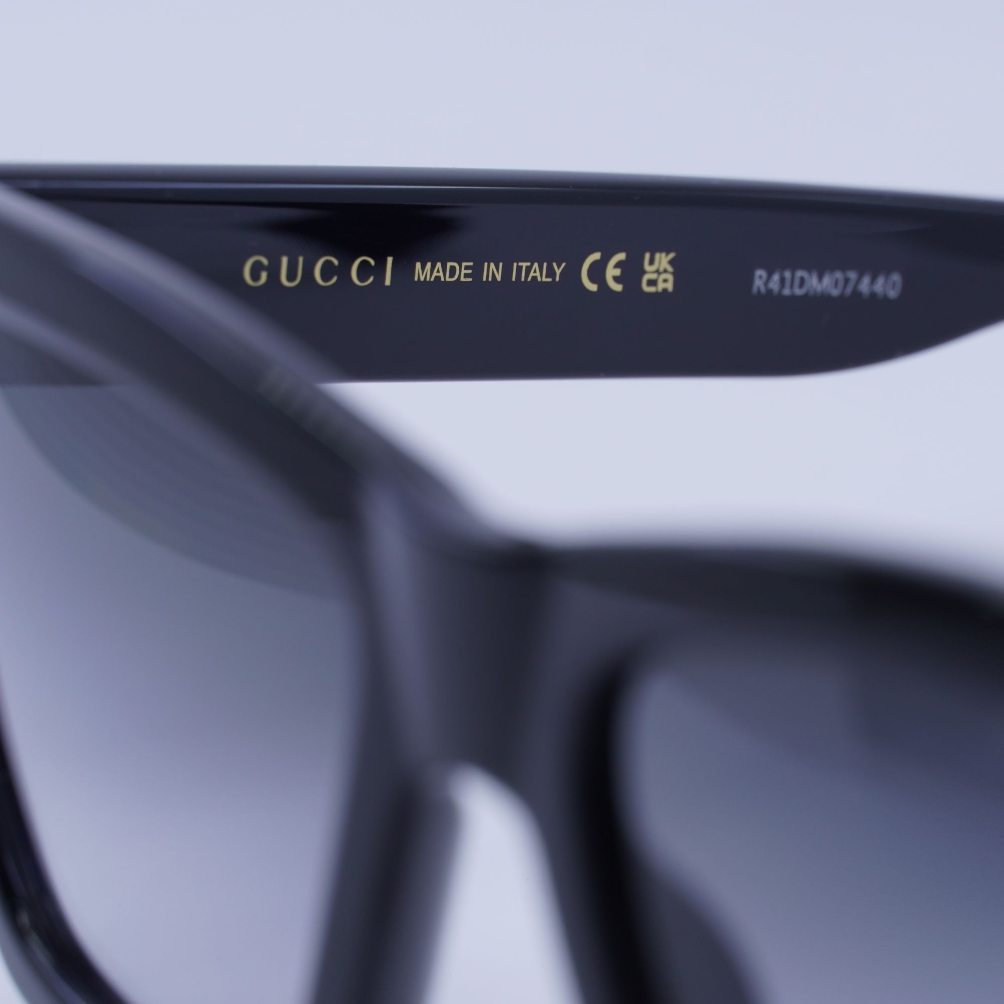 Gucci Gucci GG1714S 001 Sunglasses Black Square Frame, Grey Gradie Size ONE SIZE - 3 Thumbnail