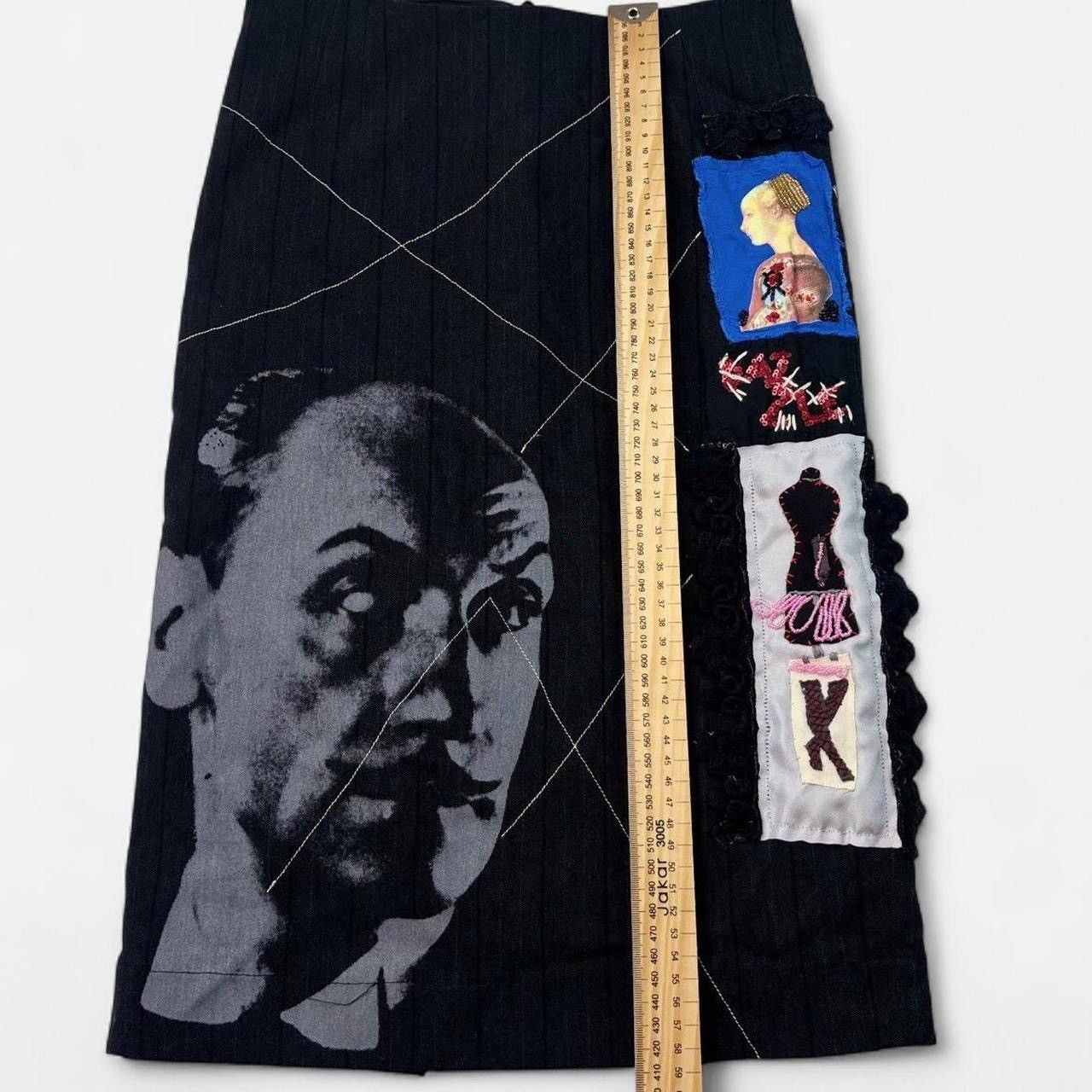 Vintage Archive avant garde Italian vintage trompe l’oeil skirt Size 27" / US 4 / IT 40 - 5 Thumbnail