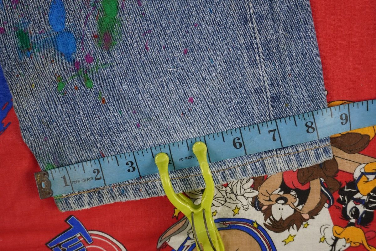 Levi's Vintage Clothing VTG Levi's 502 Big E JAPAN Made Painted Splash Distressed Size US 32 / EU 48 - 23 Thumbnail