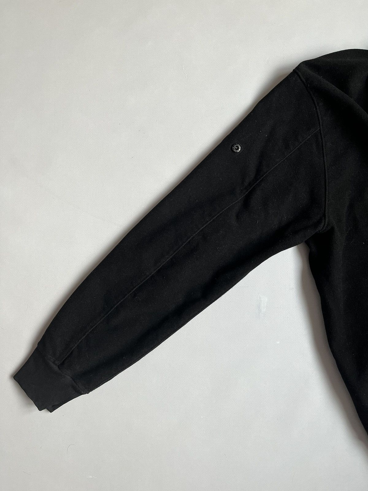 Stone Island Stone Island Men 2021 Black Ghost Flocked Pullover Hoodie Size US M / EU 48-50 / 2 - 22 Thumbnail