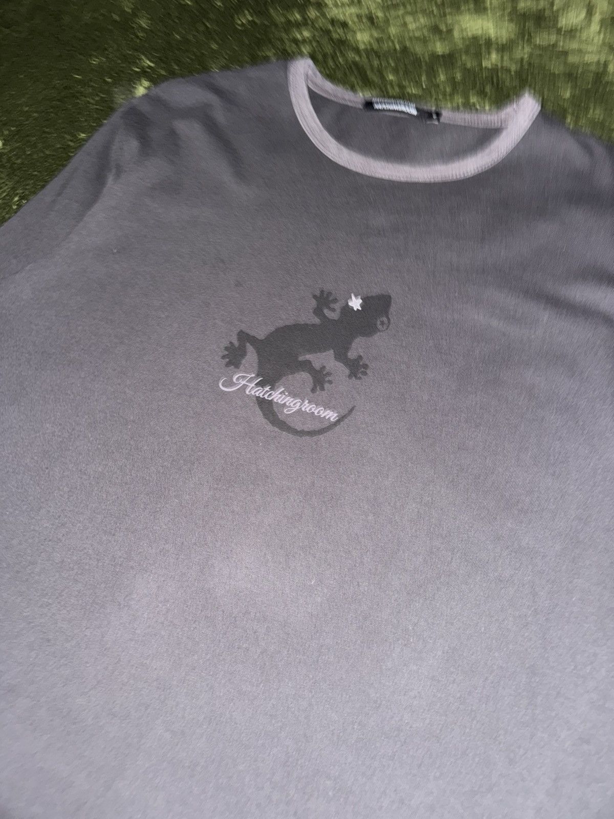 Japanese Brand [4] Hatchingroom Lizard Ringer Long Sleeve Charcoal Size US L / EU 52-54 / 3 - 2 Thumbnail