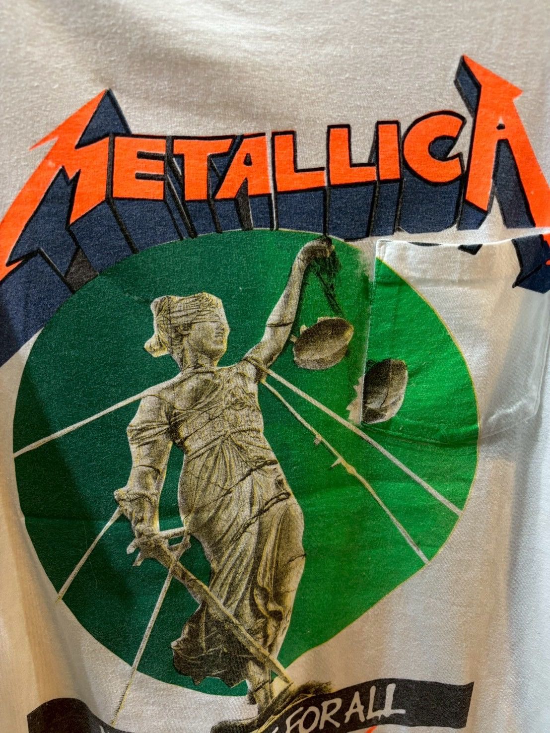Metallica Vintage Metallica&Queensryche T shirt Size US XL / EU 56 / 4 - 2 Thumbnail