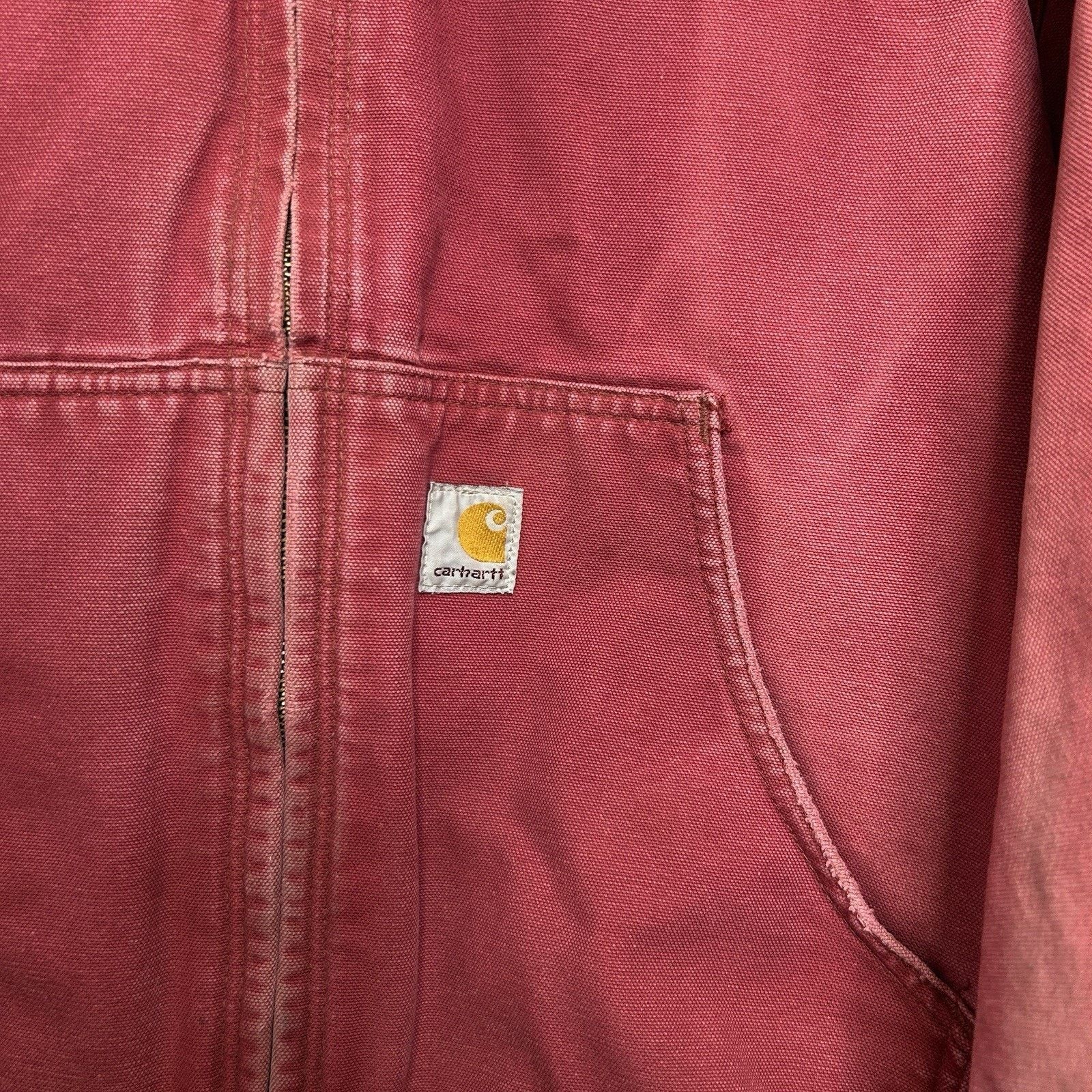 Carhartt Vintage Carhartt Fleece-Lined Active Jacket “Dark Red” J158 Size US XL / EU 56 / 4 - 9 Thumbnail
