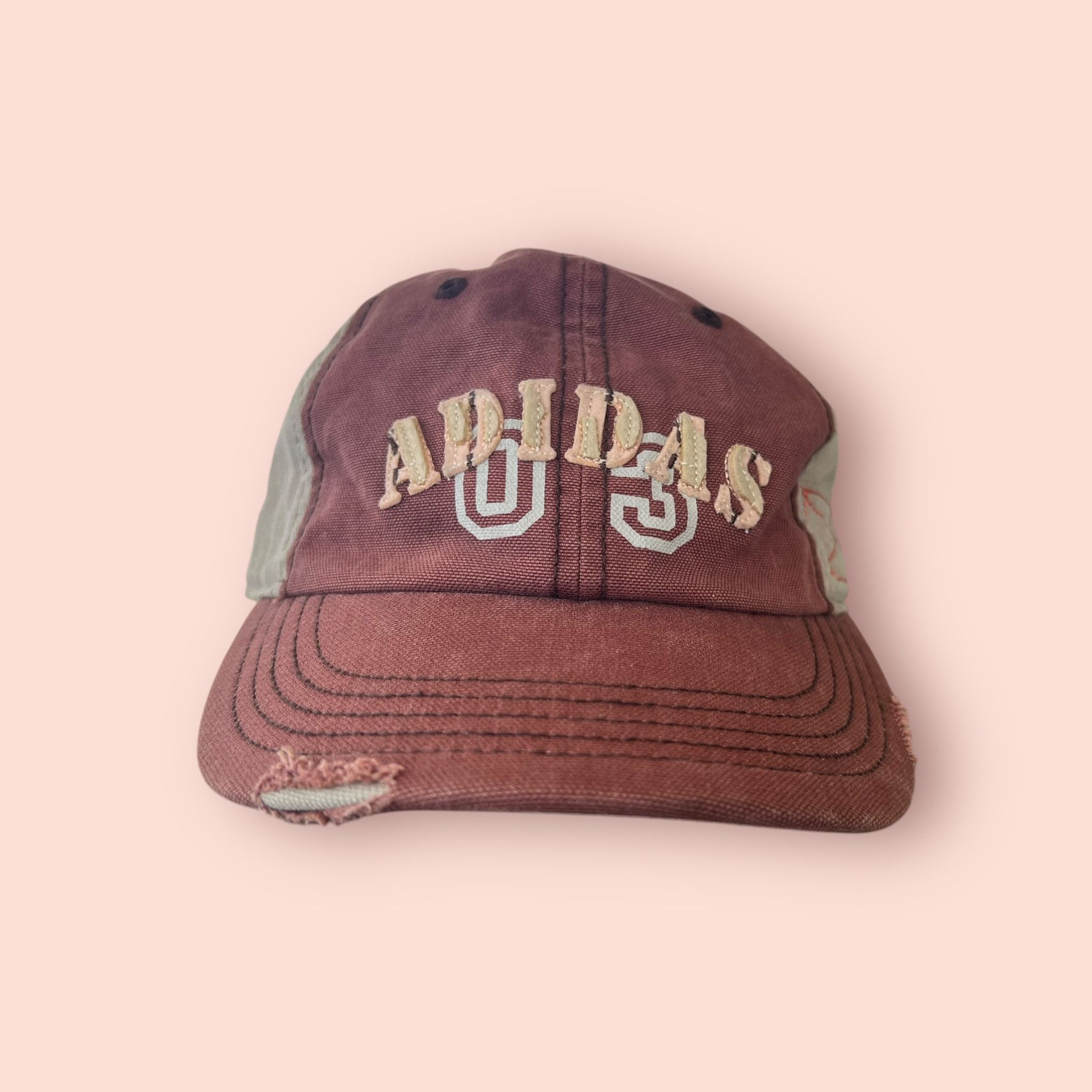 Adidas × Japanese Brand × Vintage DISTRESSED ADIDAS ALWAYS COOL STRAPBACK CAP Size ONE SIZE - 2 Thumbnail