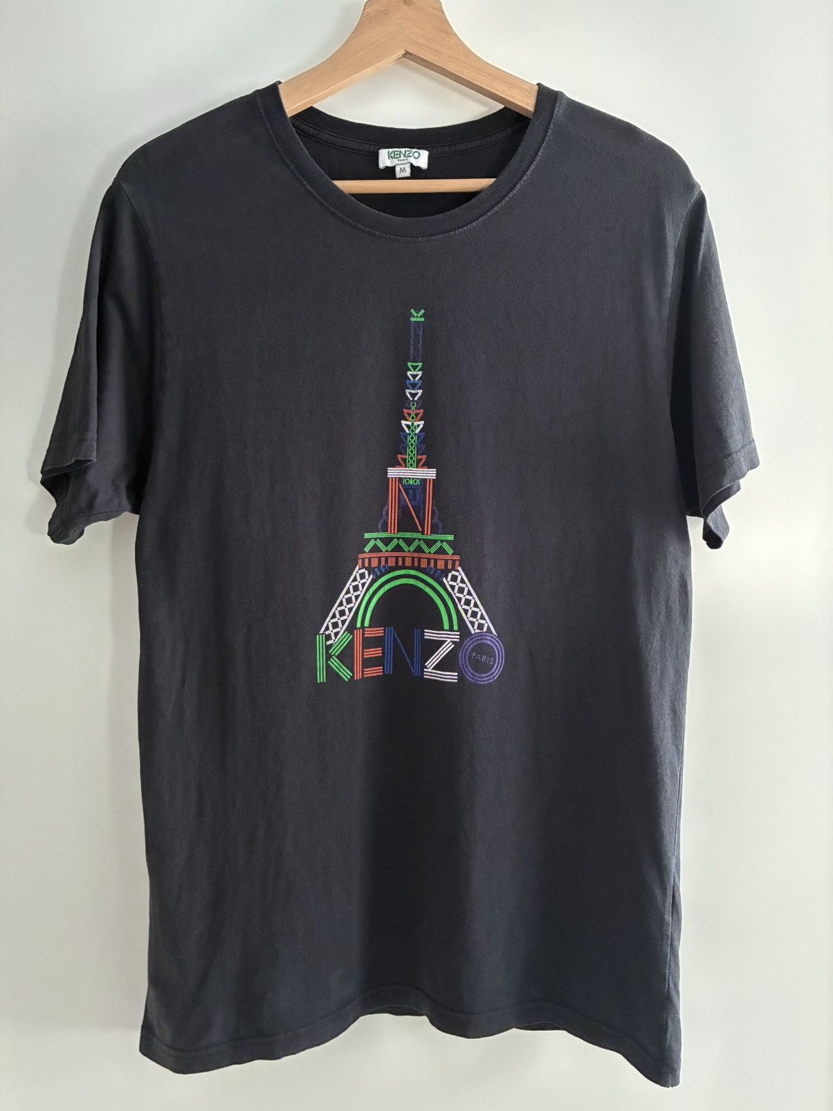 Kenzo Kenzo Paris Eiffel Tower Tee Size US M / EU 48-50 / 2 - 1 Thumbnail