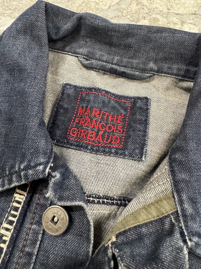 Marithe + Francois Girbaud AW2007 Marithé + François Girbaud Signature Blue Denim Buttoned Jacket Size S / US 4 / IT 40 - 8 Thumbnail
