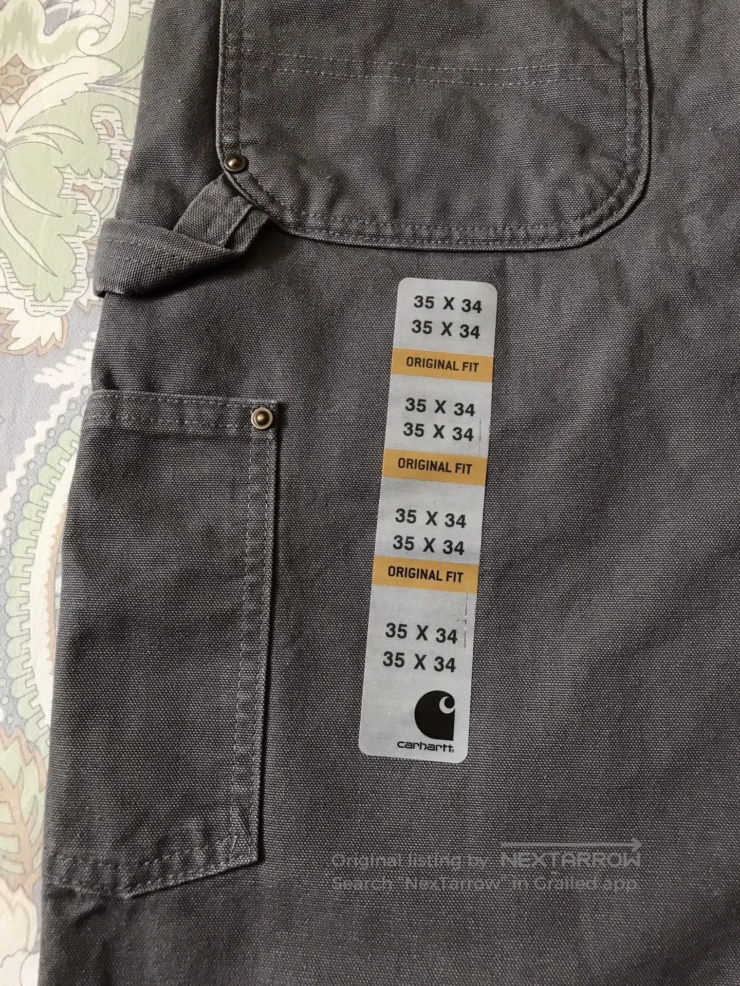Carhartt Carhartt B136 Canvas Work Pants. Size US 35 - 7 Thumbnail