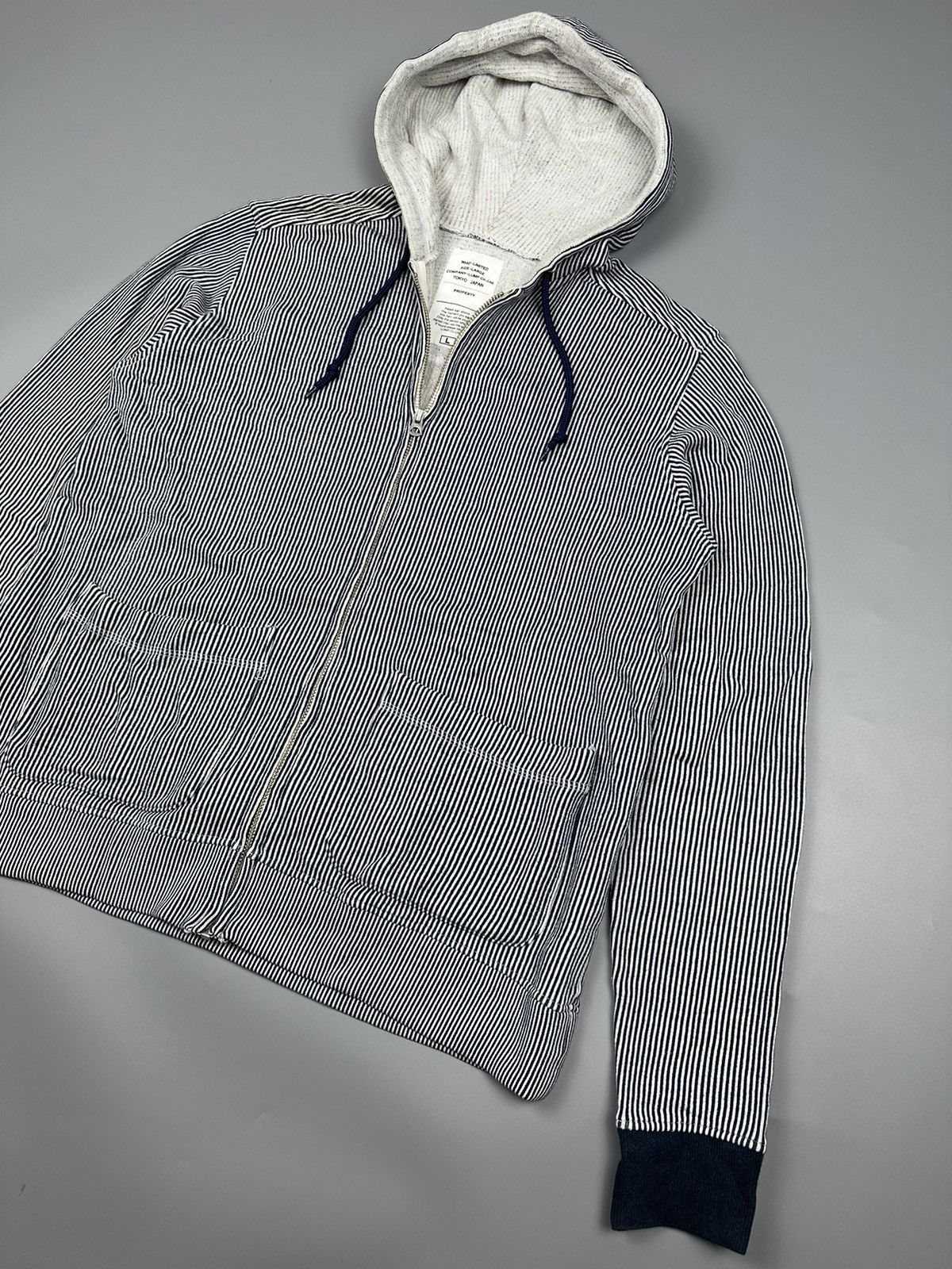 Japanese Brand × WHIZ LIMITED Whiz Limited Buckles Back Stripe Hoodie Size US L / EU 52-54 / 3 - 3 Thumbnail
