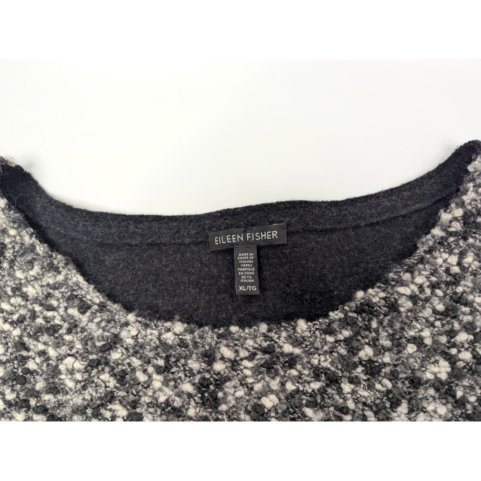 Eileen Fisher Eileen Fisher Sweater Womens XL Gray Mohair Nylon Wool Chunky Luxury Cozy Size XL / US 12-14 / IT 48-50 - 7 Thumbnail