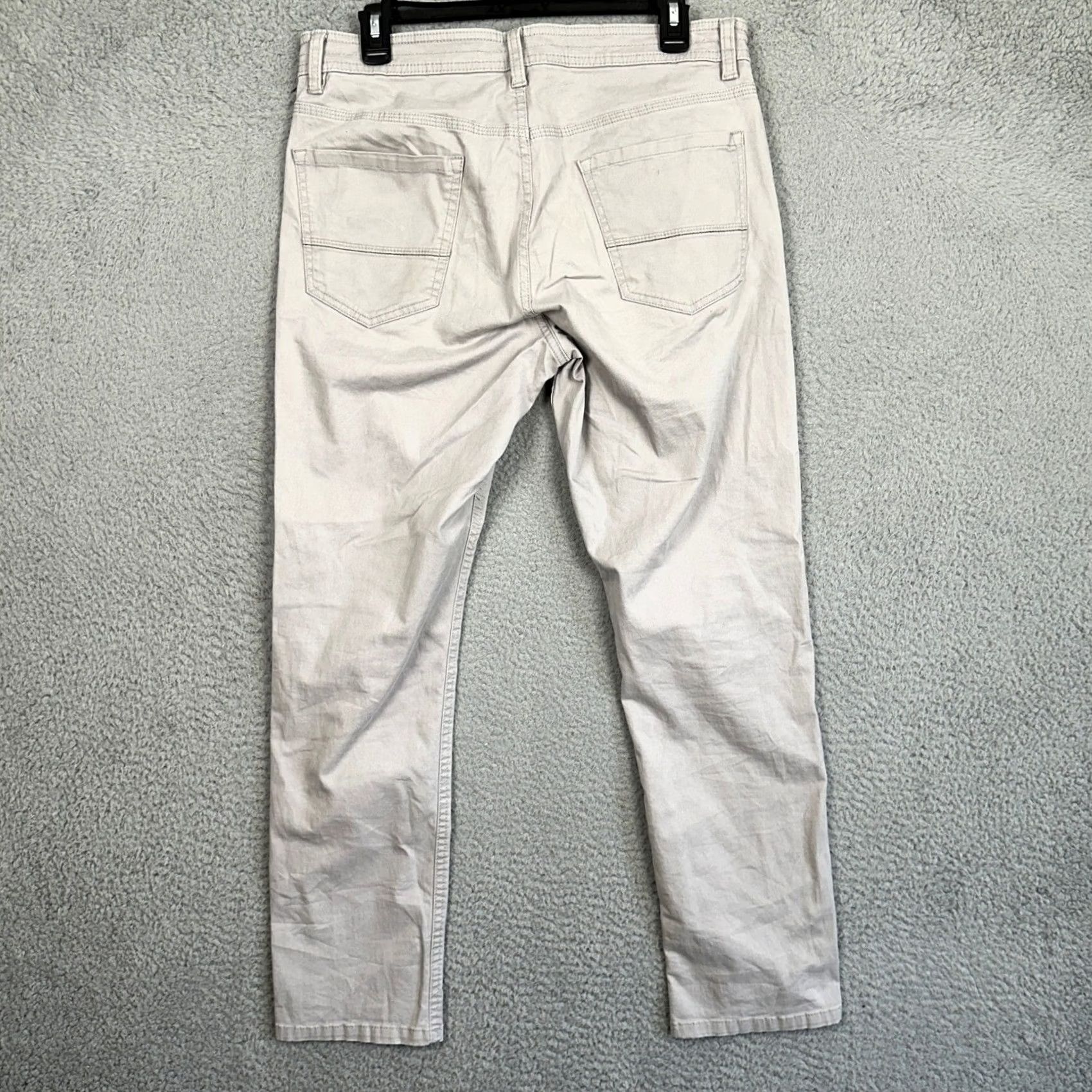 Weatherproof Weatherproof Vintage Mens Pants - Mid Rise Gray Chino Straight Leg Size US 32 / EU 48 - 2 Thumbnail