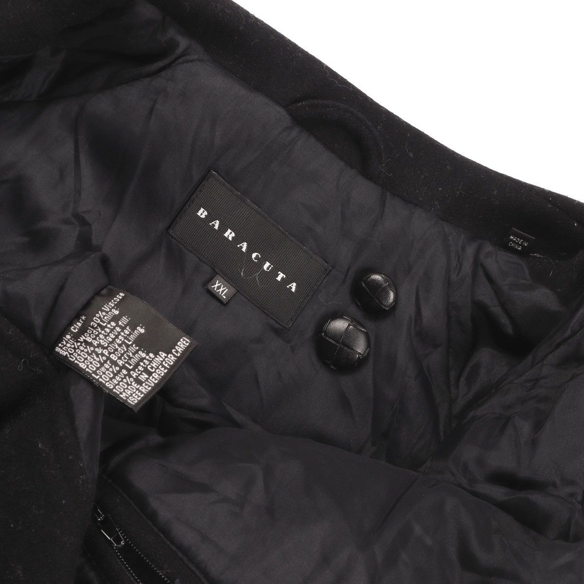 Baracuta Men’s BARACUTA Coat Wool Full Zip Jacket Black Size: XXL Size US XXL / EU 58 / 5 - 20 Thumbnail