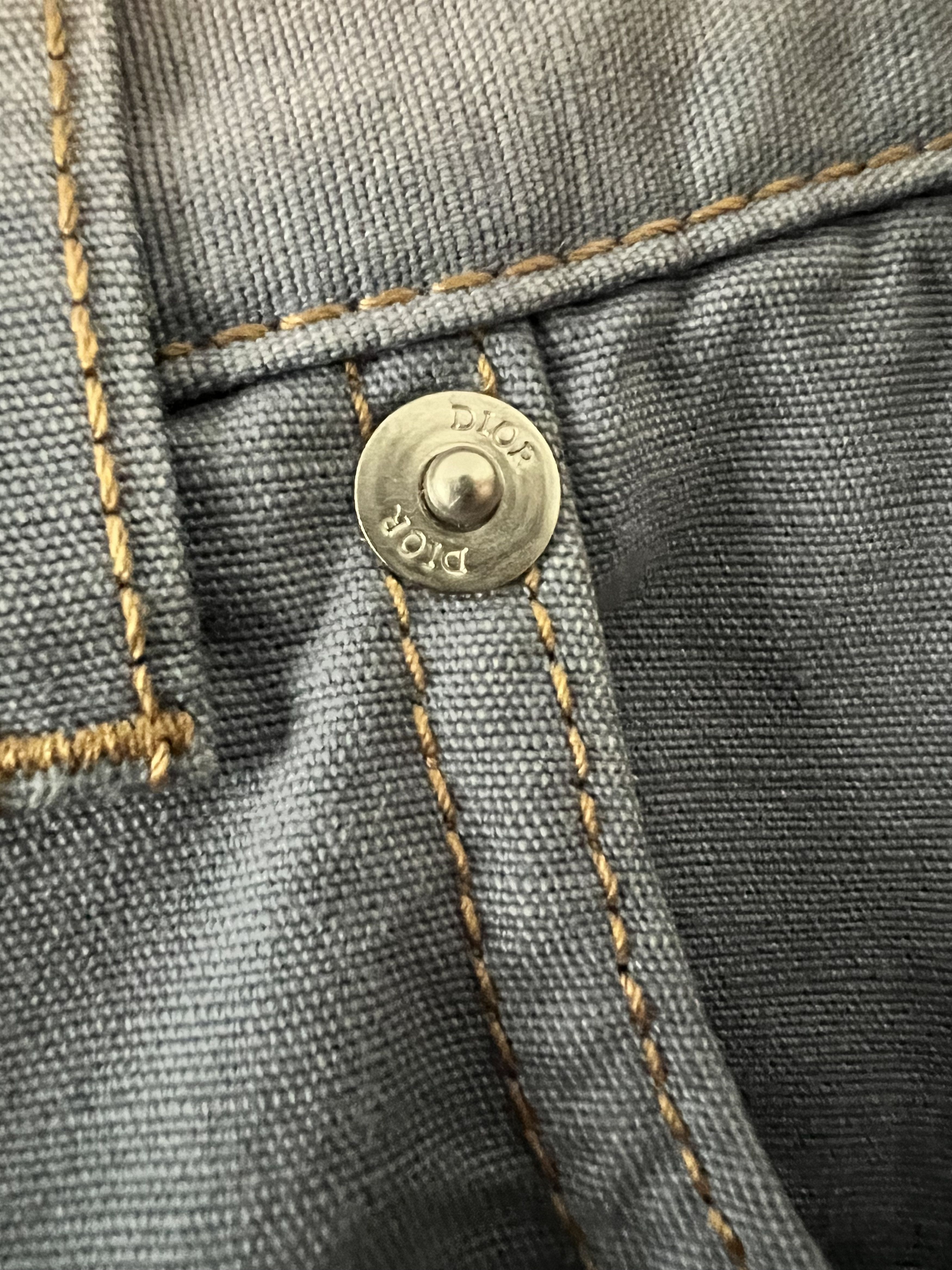 Dior Dior Jeans Embroidery AsteroDior Size US 31 - 10 Thumbnail