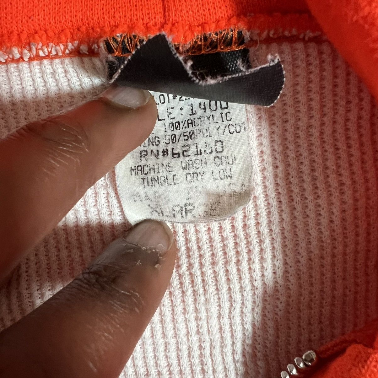 Vintage Vtg Ace Sportswear Thermal Lined Zip Up Hoodie Made in USA Size US XL / EU 56 / 4 - 4 Thumbnail