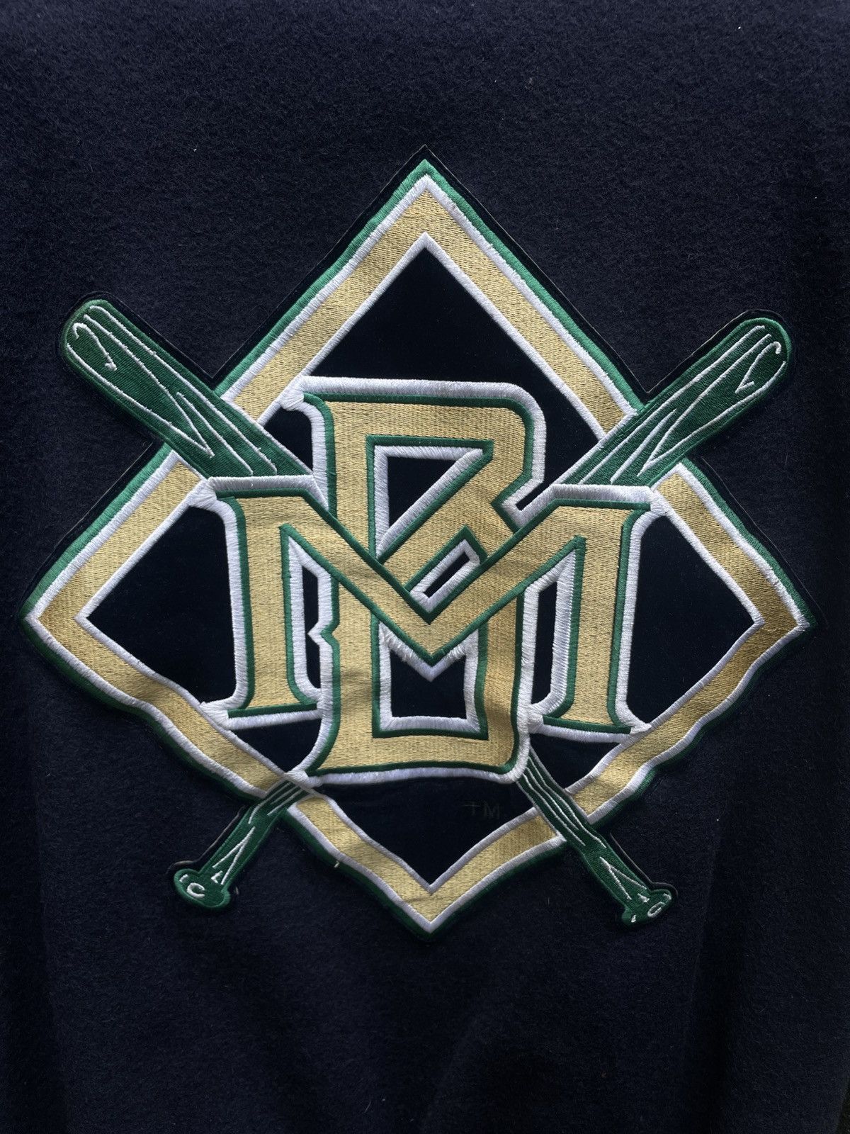 Jeff Hamilton Rare Jeff Hamilton Milwaukee Brewers Baseball Varsity Jacket Size US XL / EU 56 / 4 - 2 Thumbnail