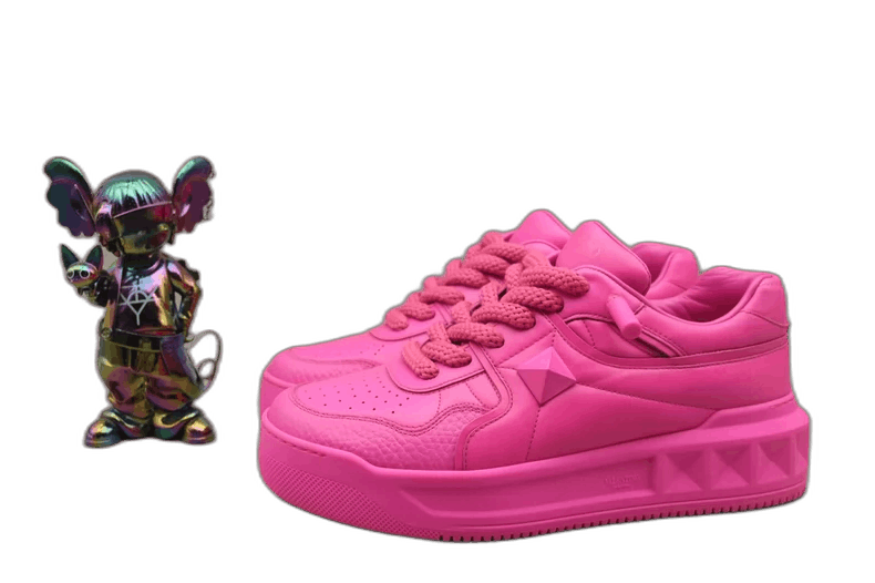 Valentino valentino pink chunky platform sneakers Size US 10 / EU 43 - 1 Thumbnail
