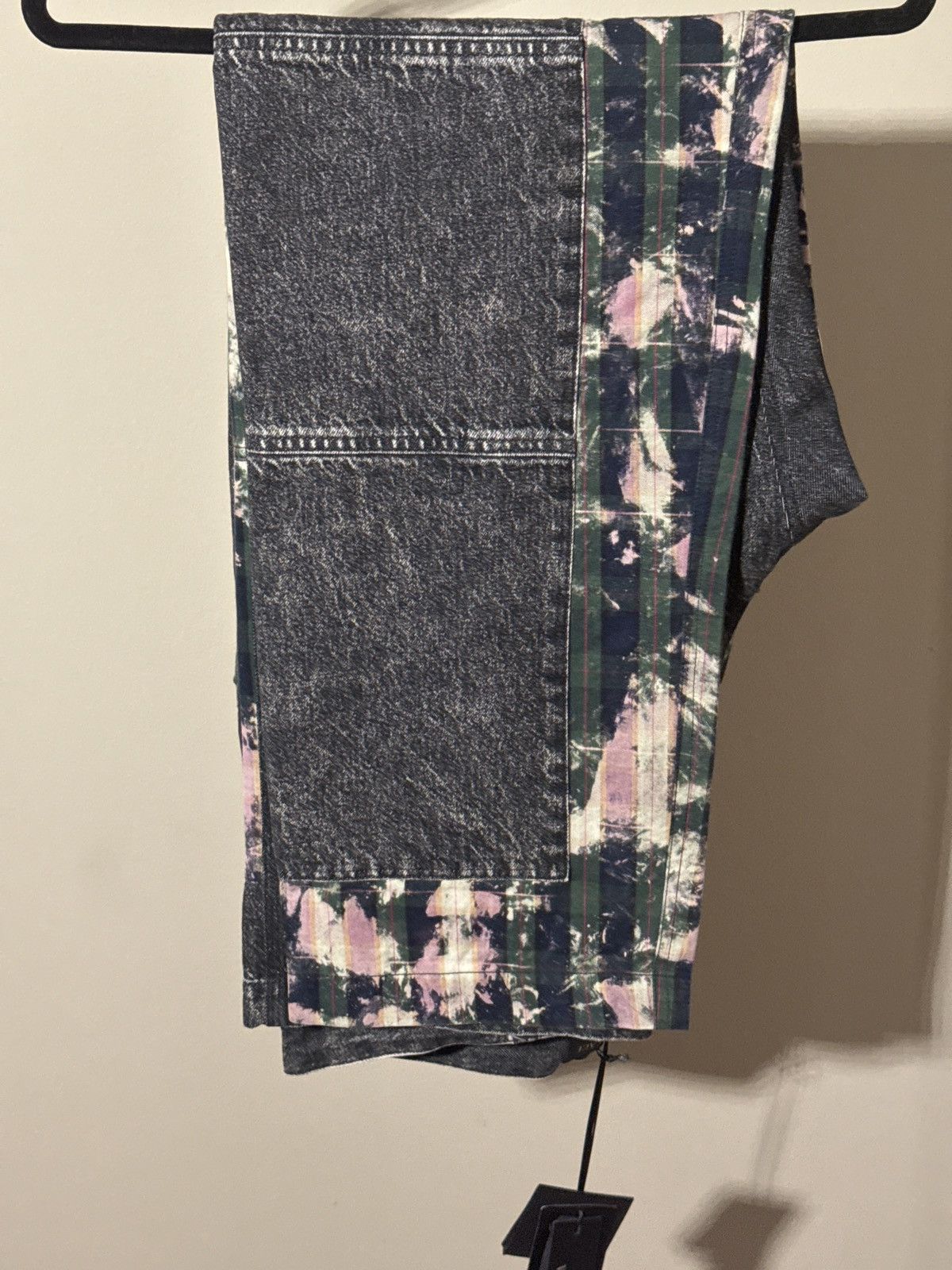 Versace Black/Acid Wash Denim