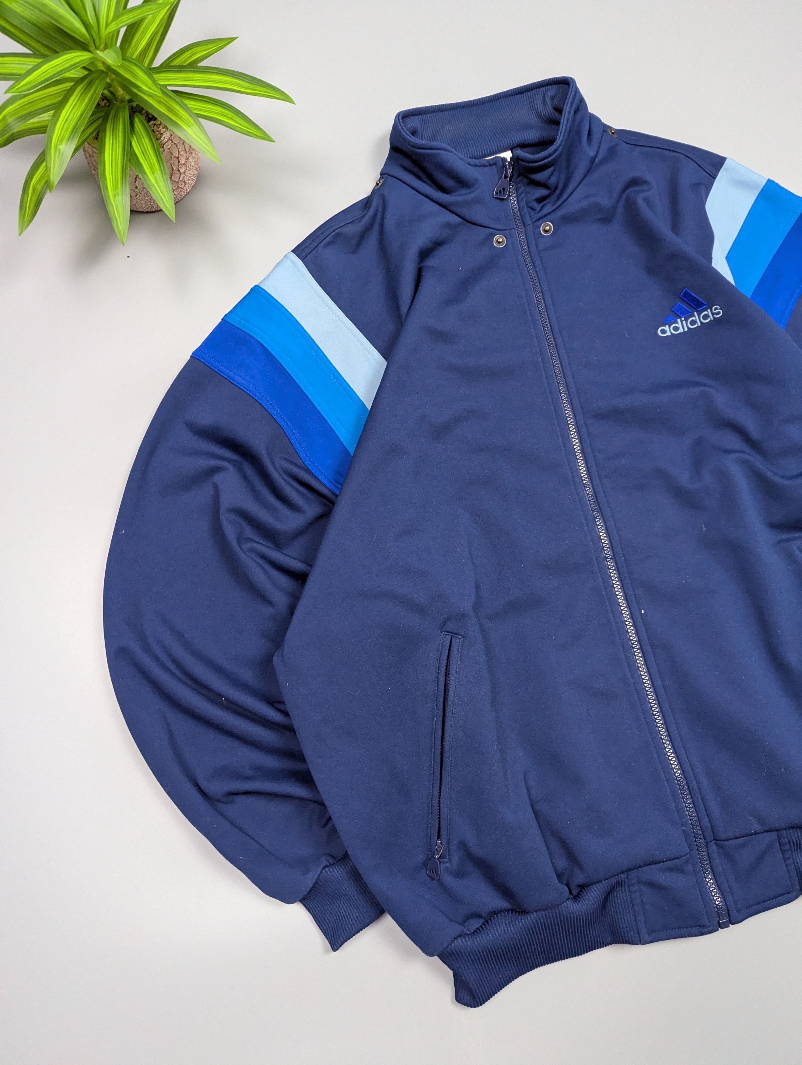 Adidas Adidas Vintage 80s 90s Men’s Navy Blue Tracksuit Size US XXL / EU 58 / 5 - 8 Thumbnail