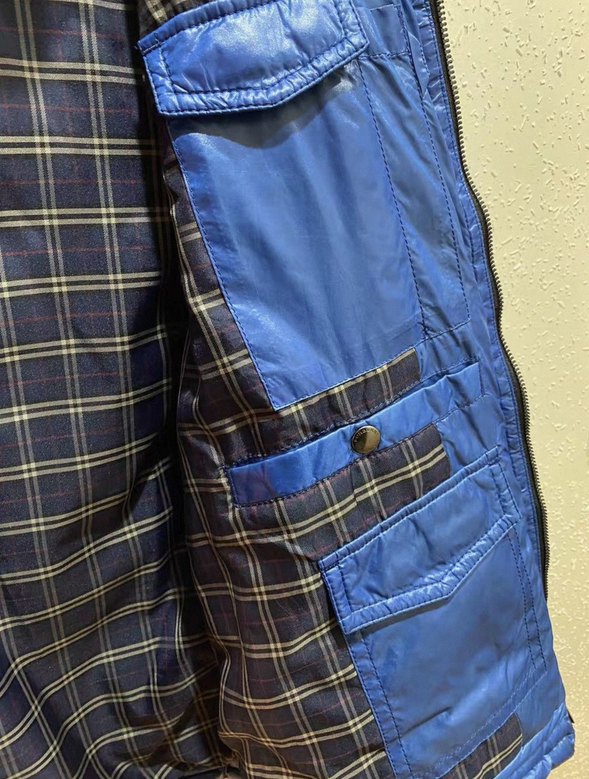 Burberry Burberry Blue Down Puffer Jacket | Early 1 2000s Archive | Size US L / EU 52-54 / 3 - 6 Thumbnail
