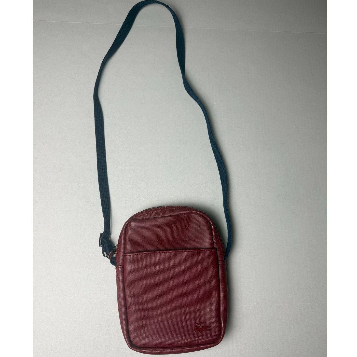 Lacoste Lacoste Crossbody Bag - Burgundy with Blue Strap Size ONE SIZE - 2 Thumbnail
