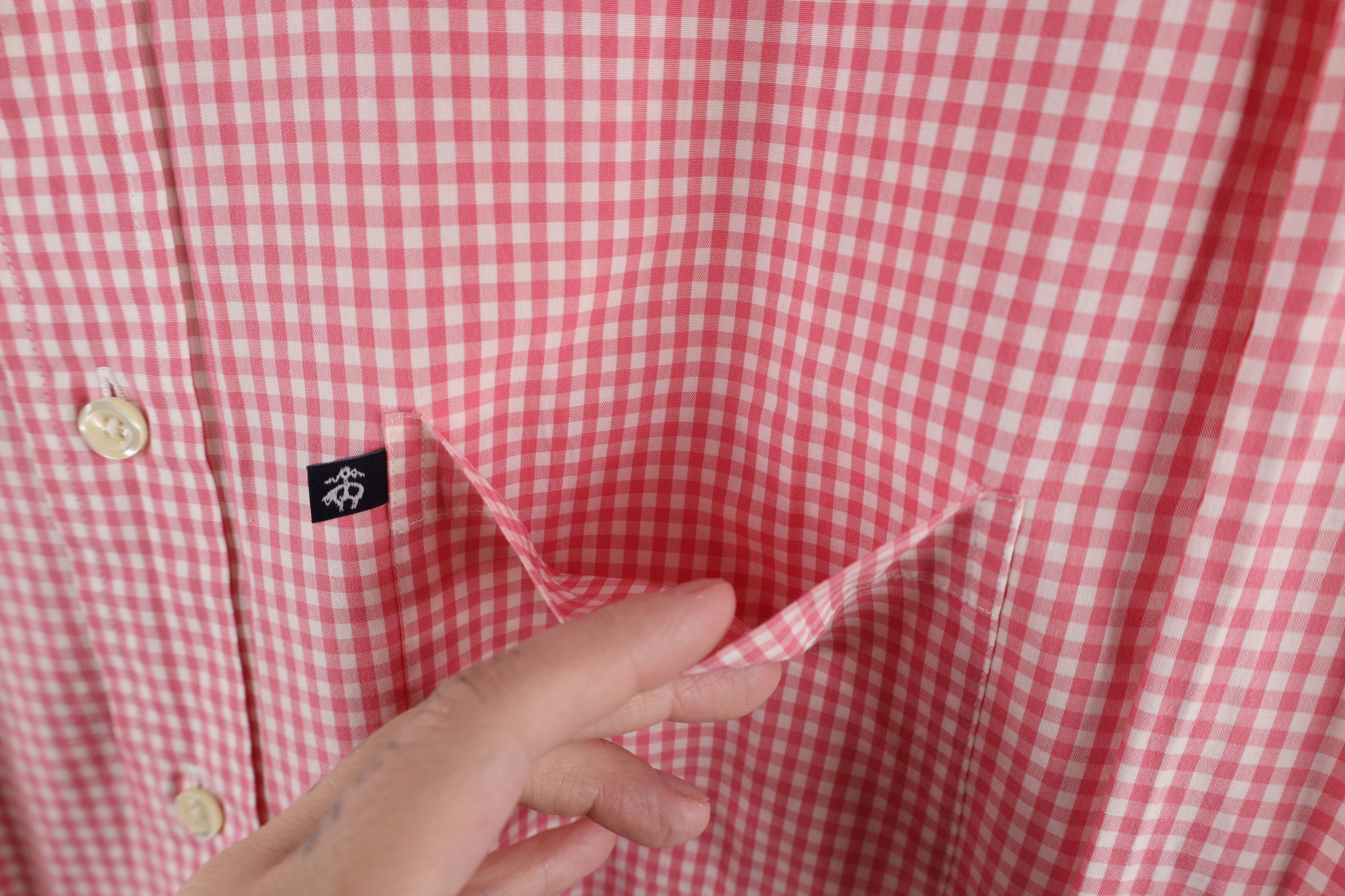 Brooks Brothers × Vintage Vintage Brooks Brothers Button Down Shirt Gingham Plaid Size US L / EU 52-54 / 3 - 5 Thumbnail