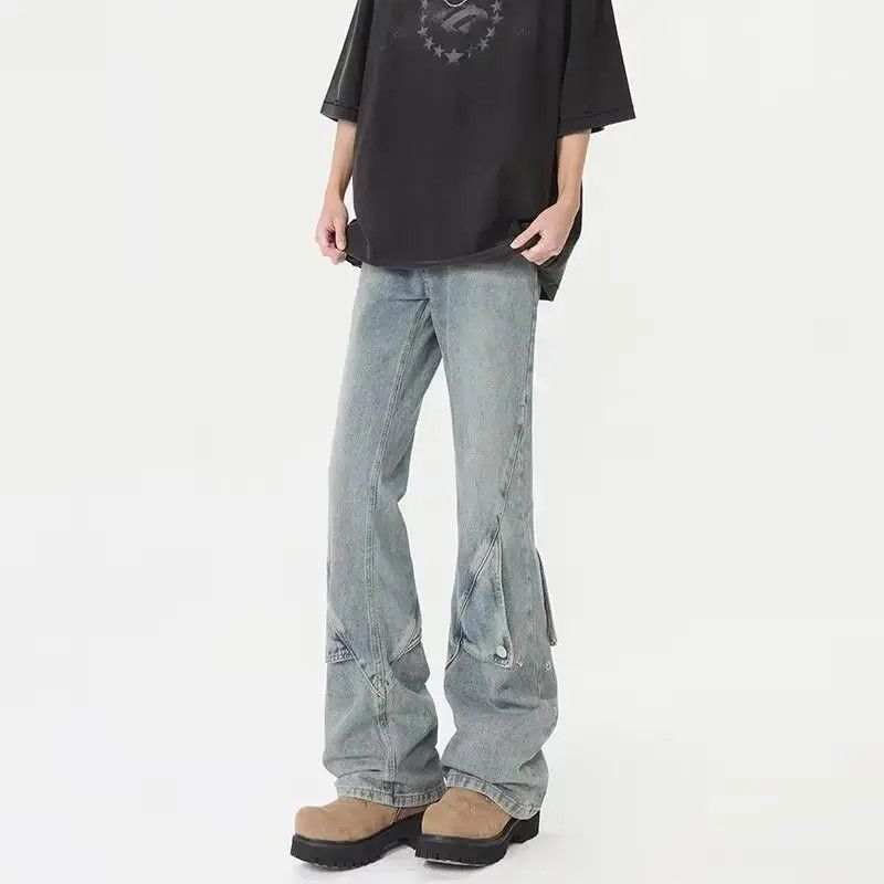 Japanese Brand Retro straight tube loose casual jeans Size US 30 / EU 46 - 6 Thumbnail