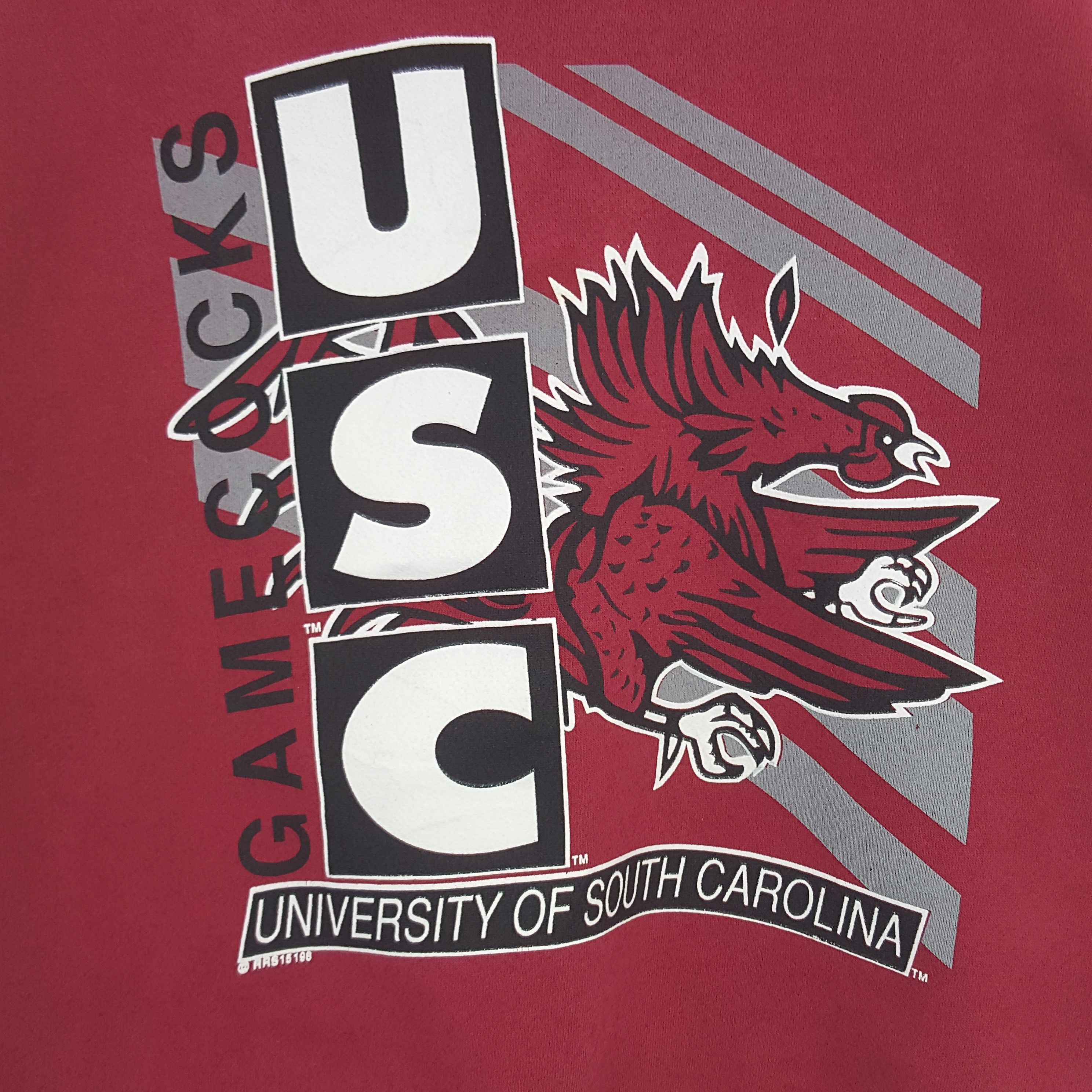 Vintage Vintage 90's University Of South Carolina Sport Sweatshirt Size US M / EU 48-50 / 2 - 2 Thumbnail